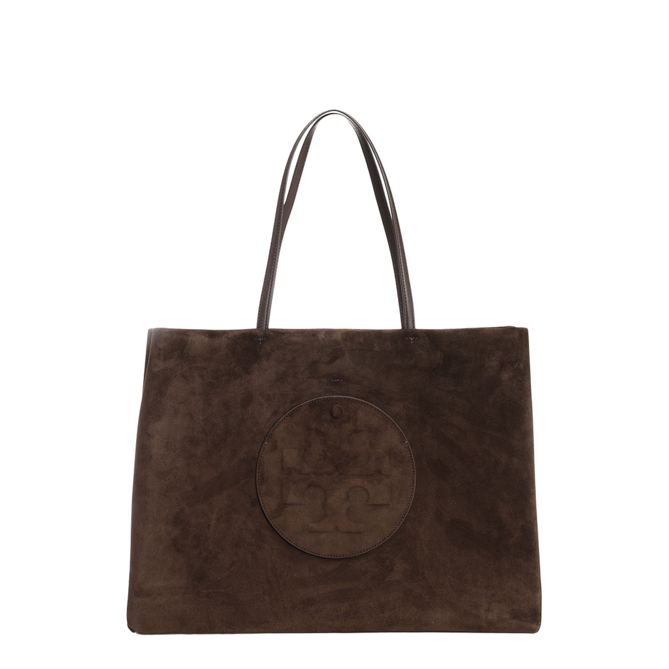 Ella Suede Tote Bag Brown