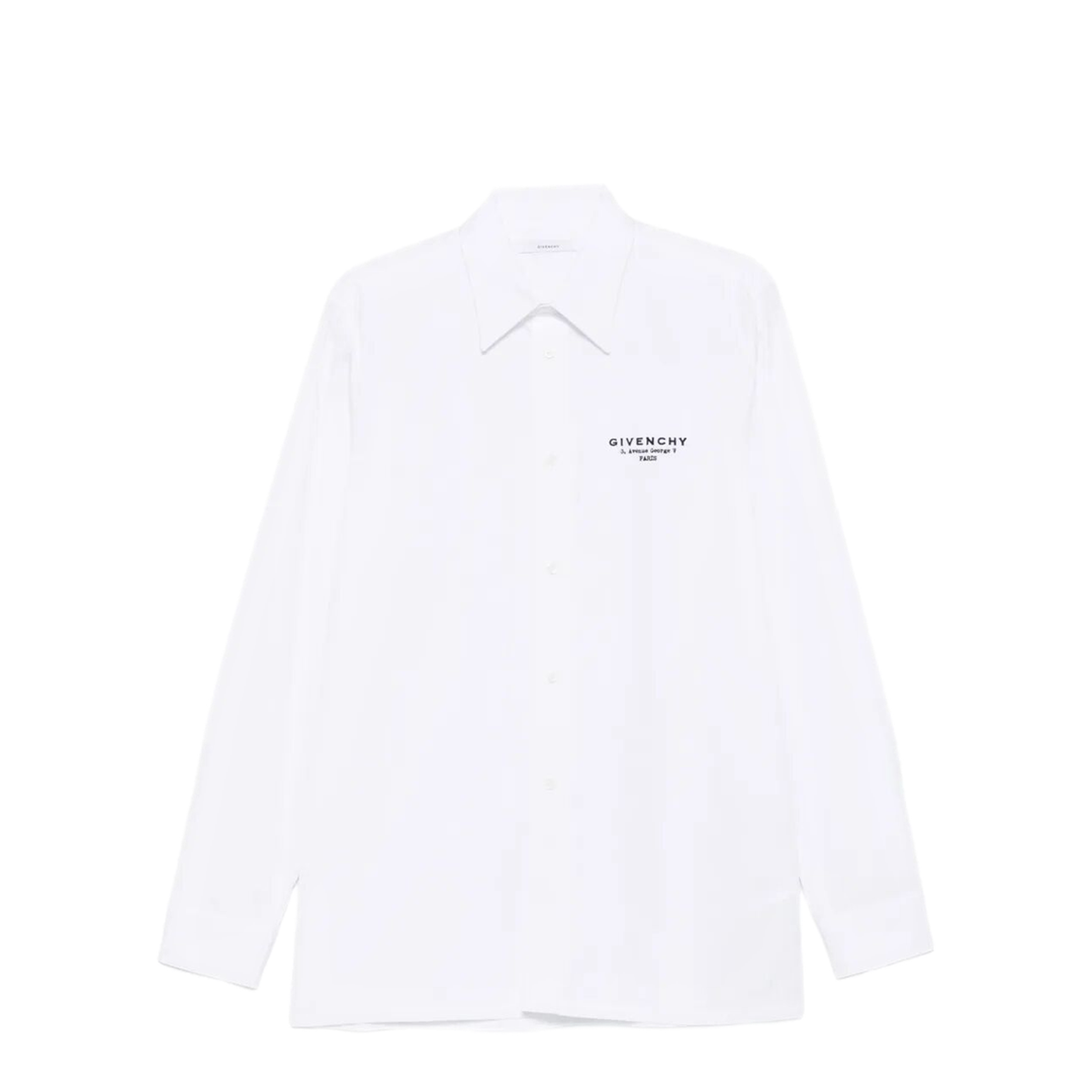 MAYFEYR - Givenchy - Classic Fit Shirt With Logo Print - BM616M14M6100