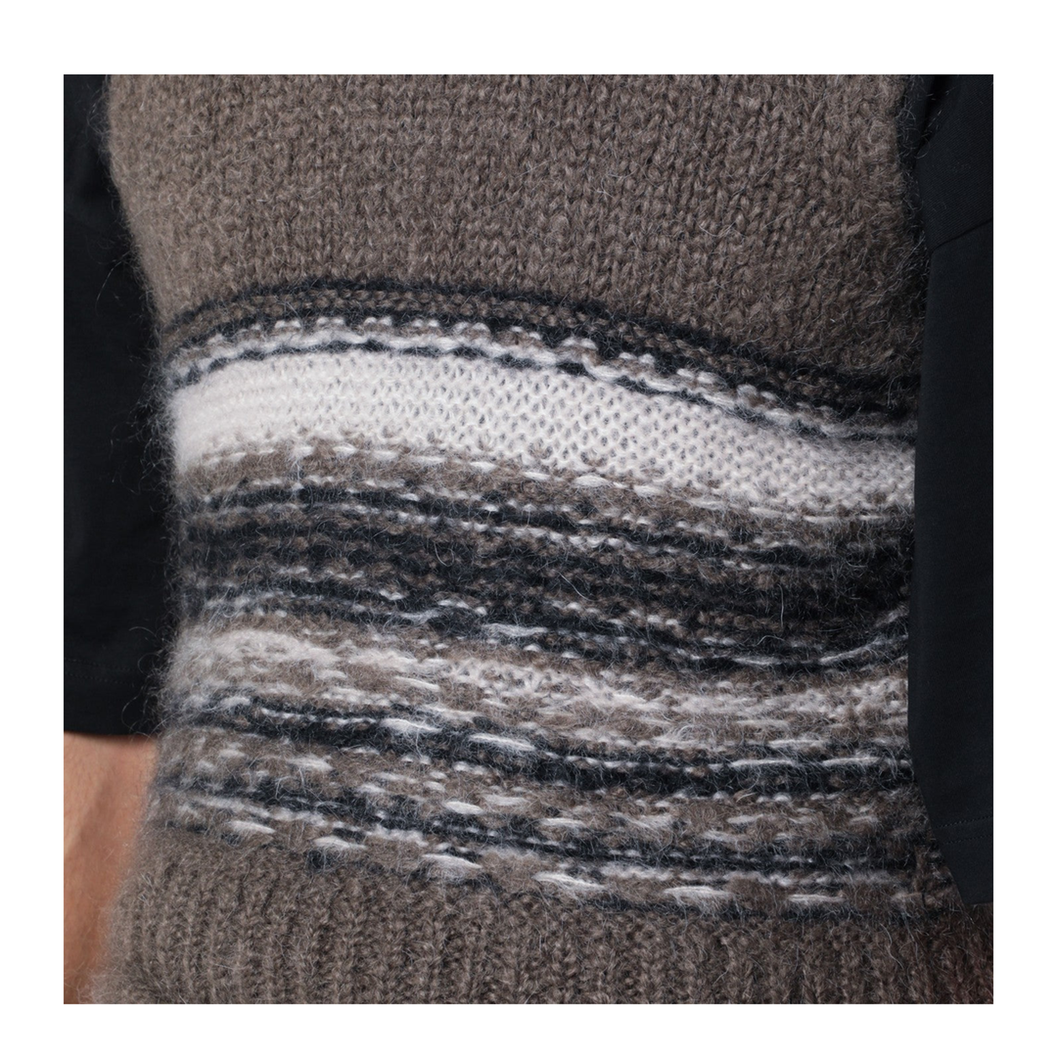 Brown Mohair and Wool Waistcoat