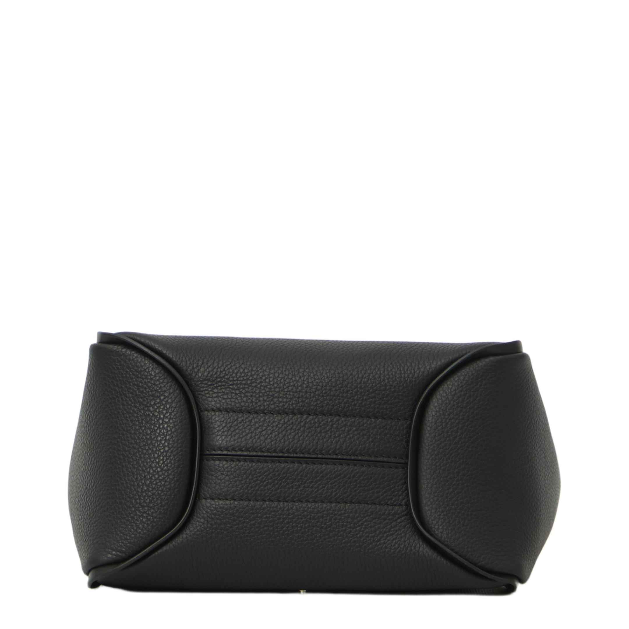 Bettina Mini Grained Calf Leather Tote Bag - Black
