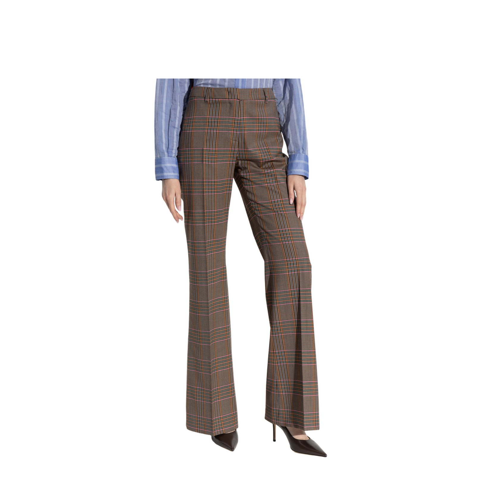 Plaid Pattern Trousers
