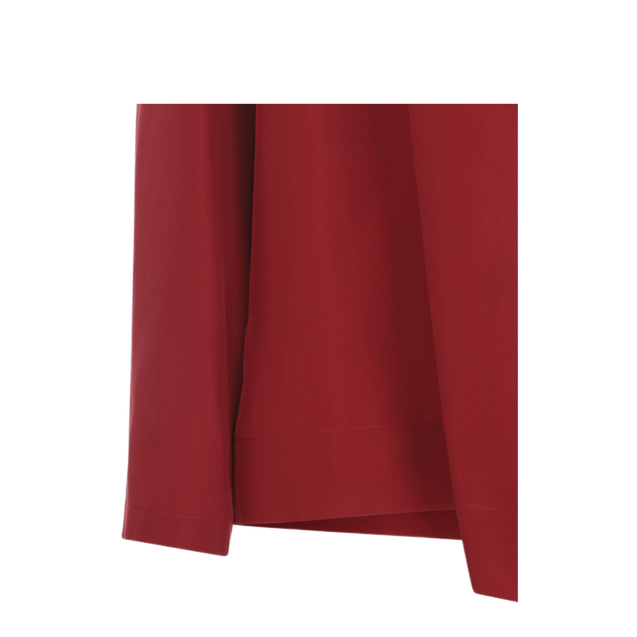 MAYFEYR - CARVEN - Draped Red Silk Top - 6261K21005N206
