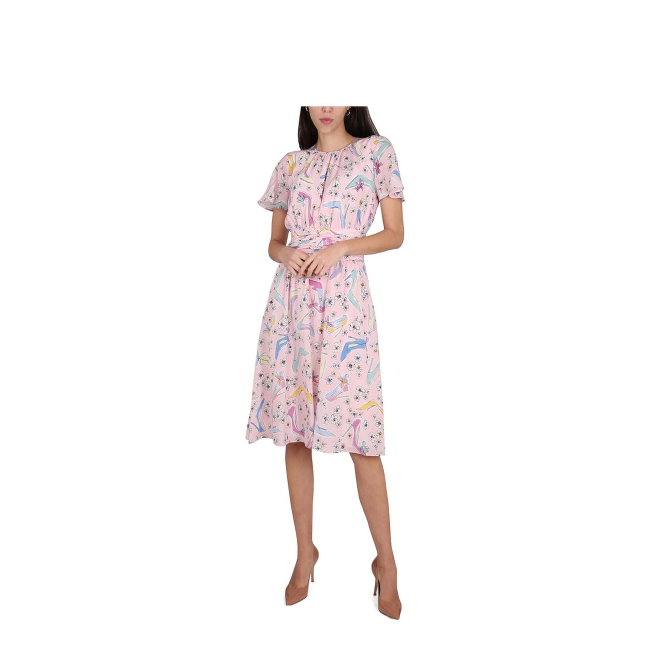 MAYFEYR - BOUTIQUE MOSCHINO - Heels And Flowers Dress - 043611401223