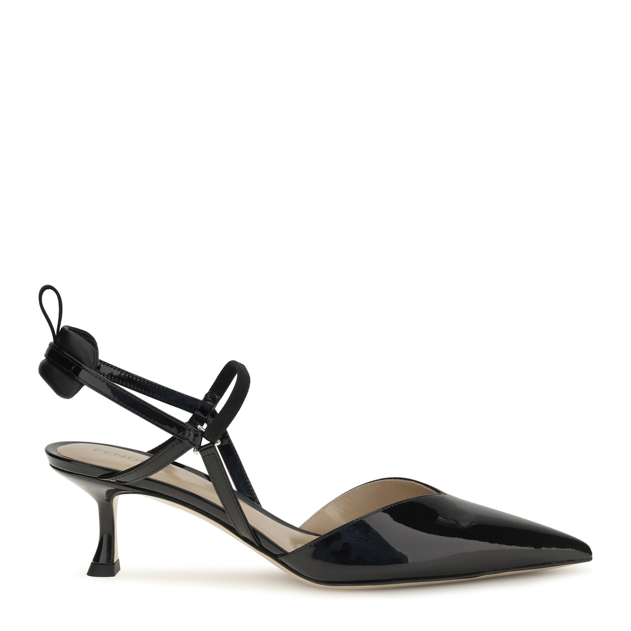 MAYFEYR - Fendi - Patent Leather Colibrì Slingback Pumps - 8J9131NEH