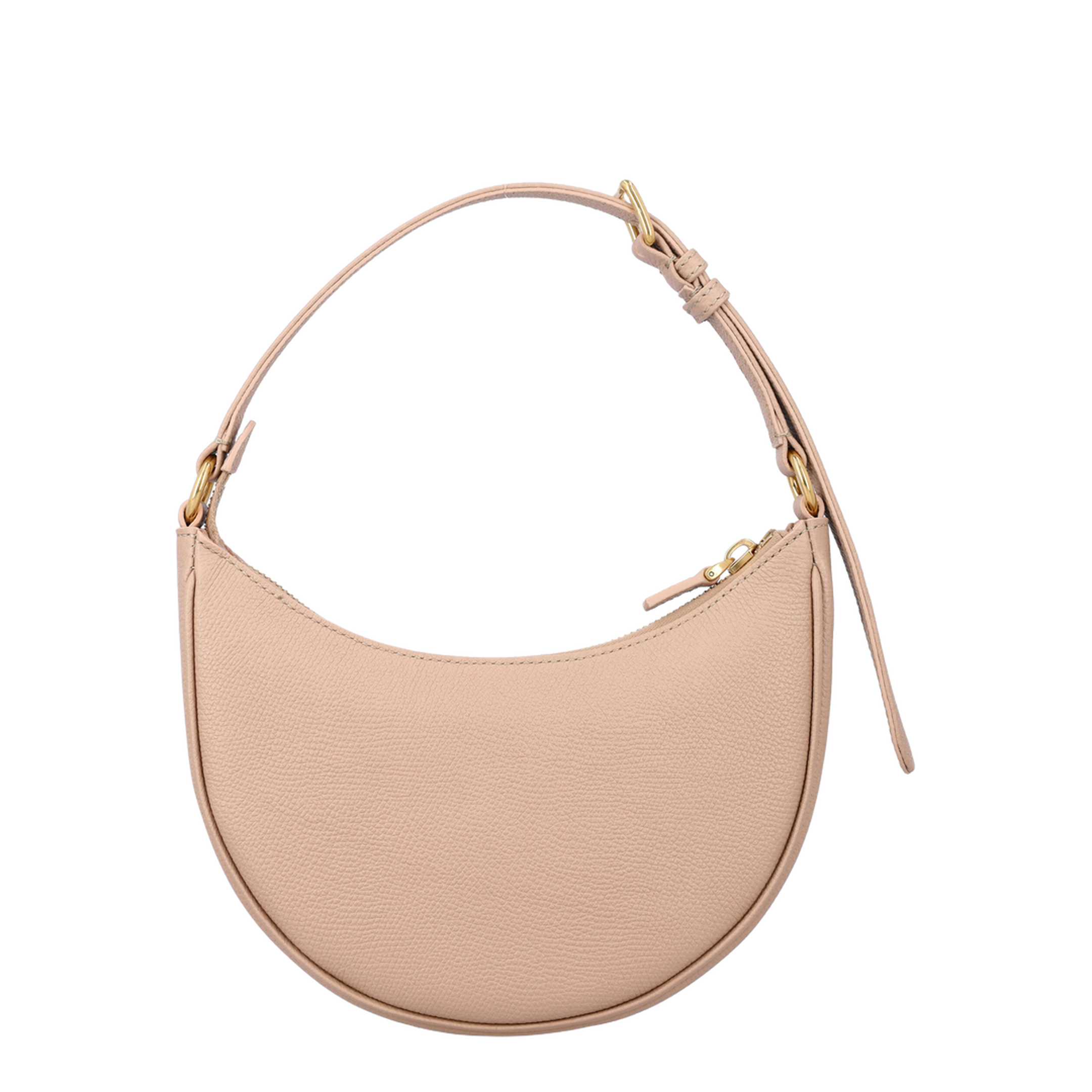 VLogo Mini Leather Hobo Bag - Rose Sand