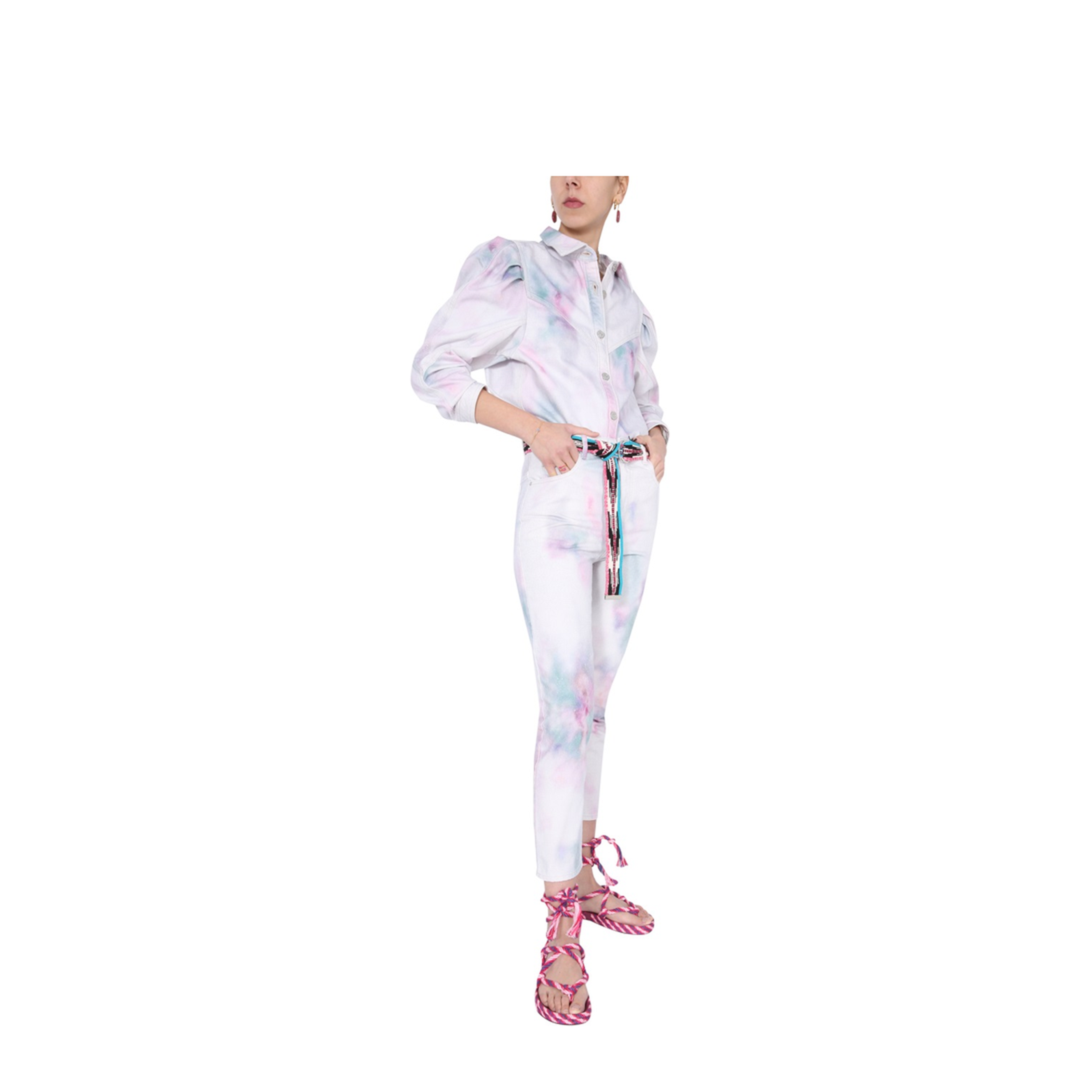MAYFEYR - - Wool Printed Jeans - PA190121P022E60CE