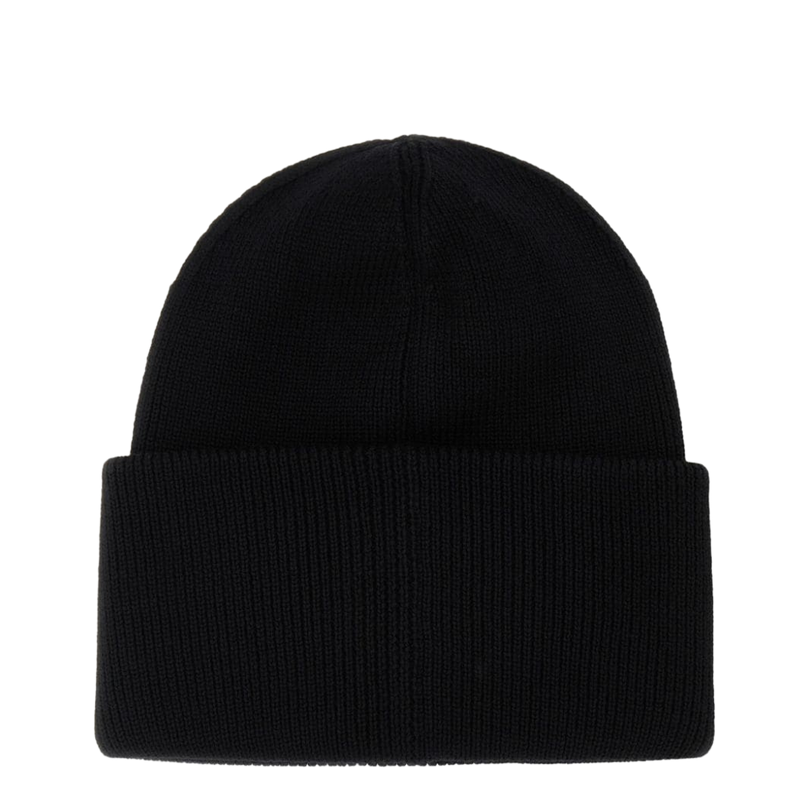 Black Arctic Disc Wool Beanie