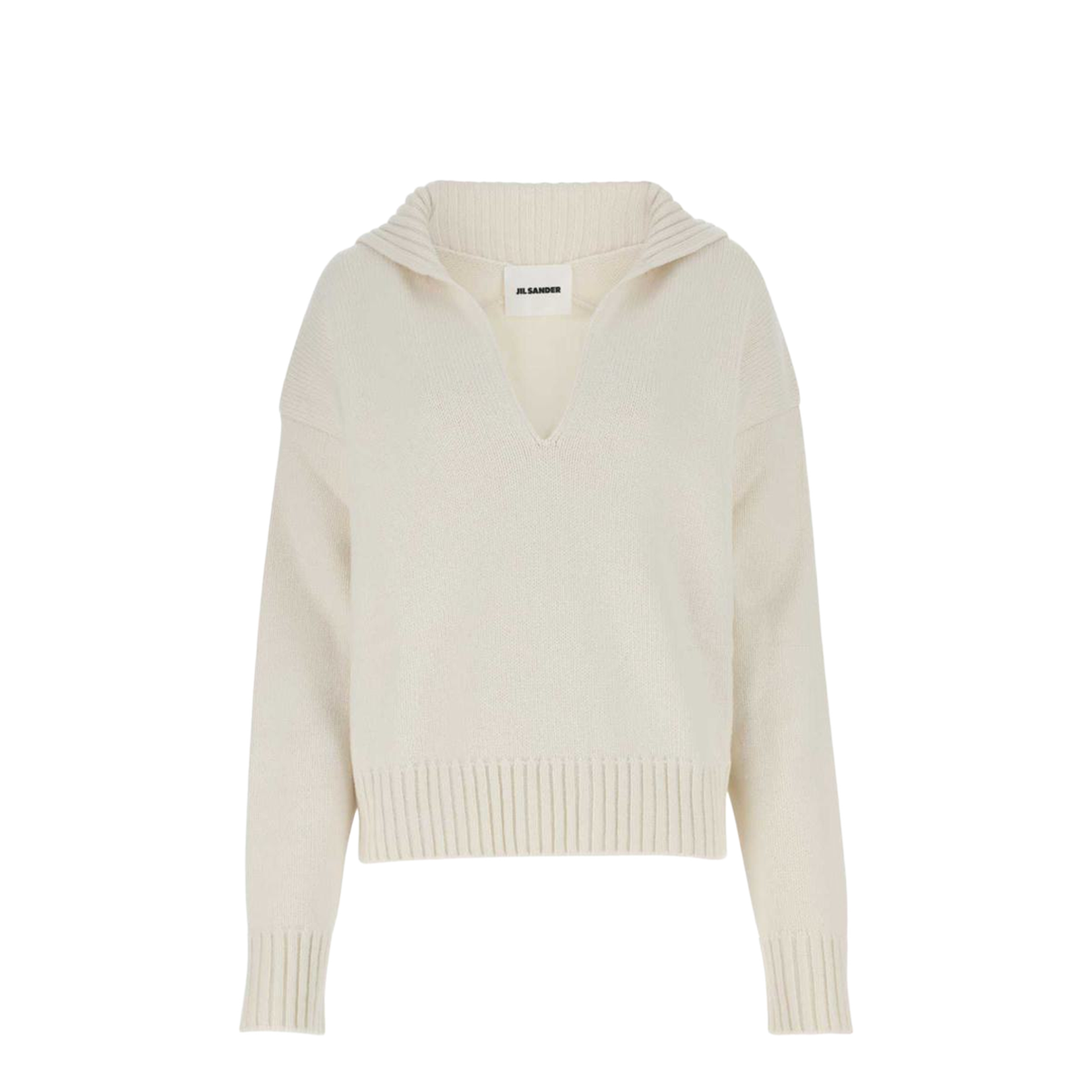Ivory Cashmere Blend Oversize Sweater