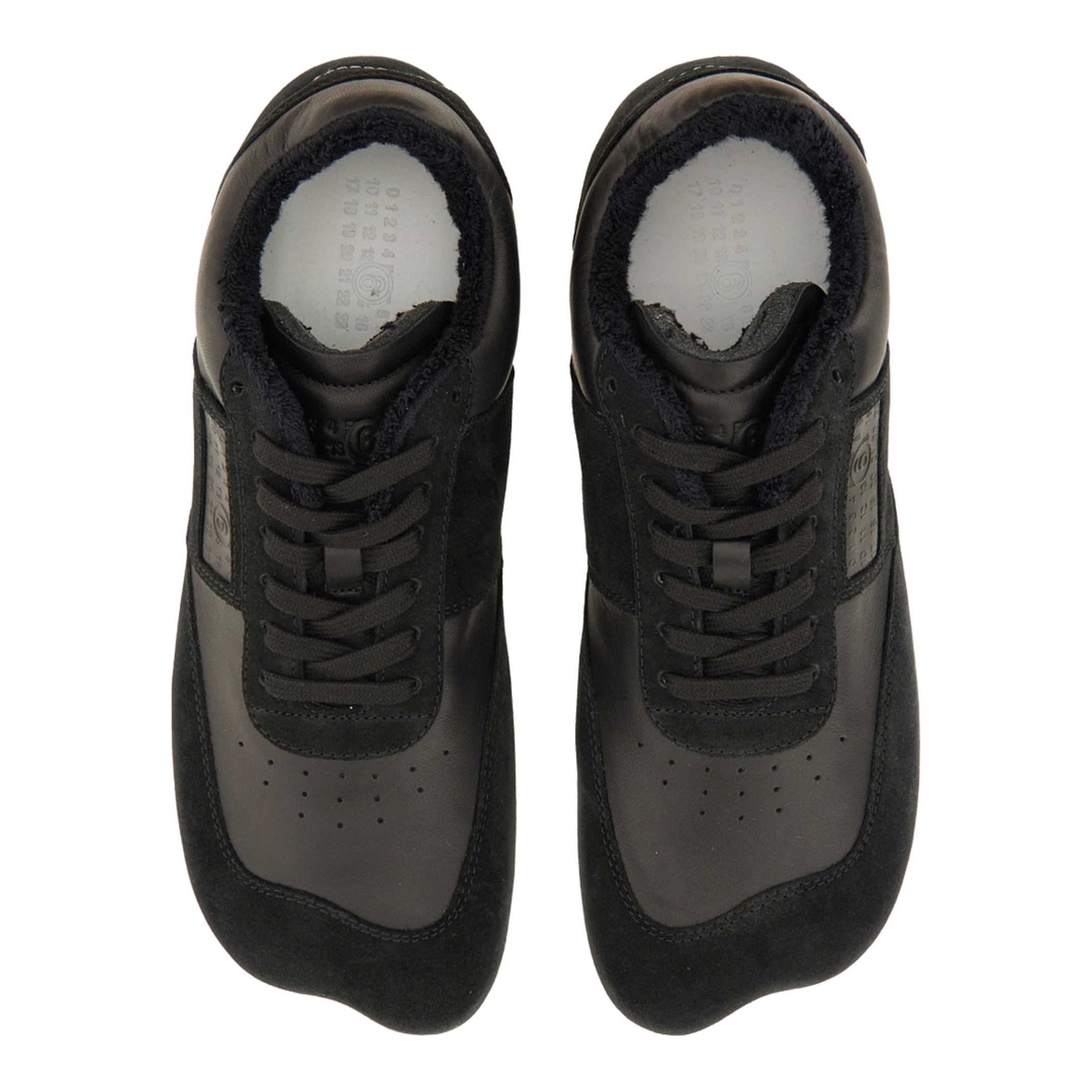 Calf Leather Slim Sneakers
