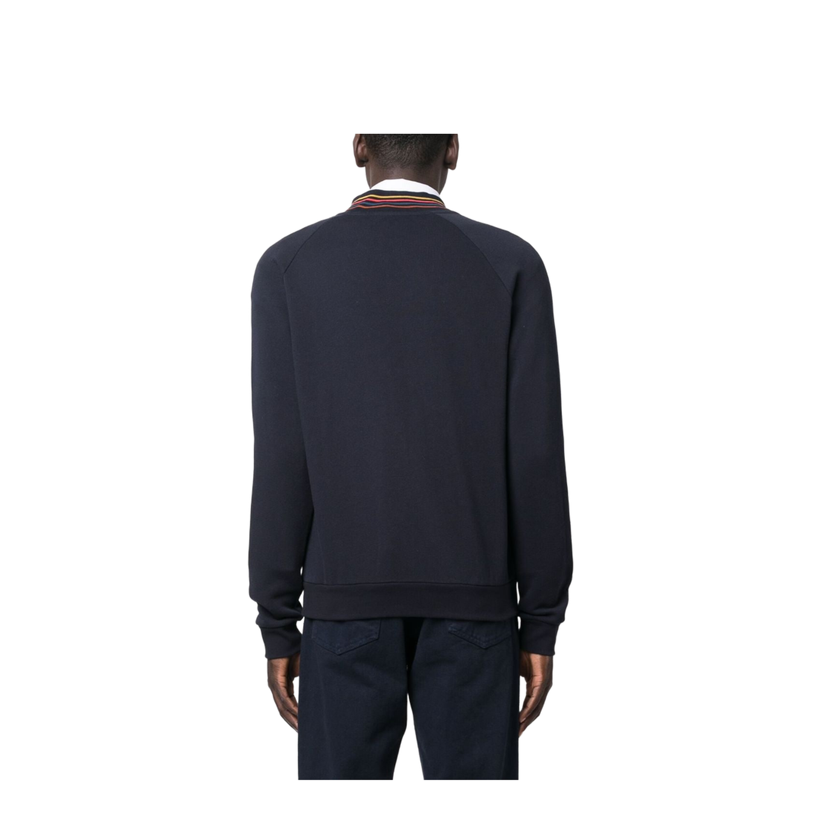 Stripe-Detail Cotton Jacket