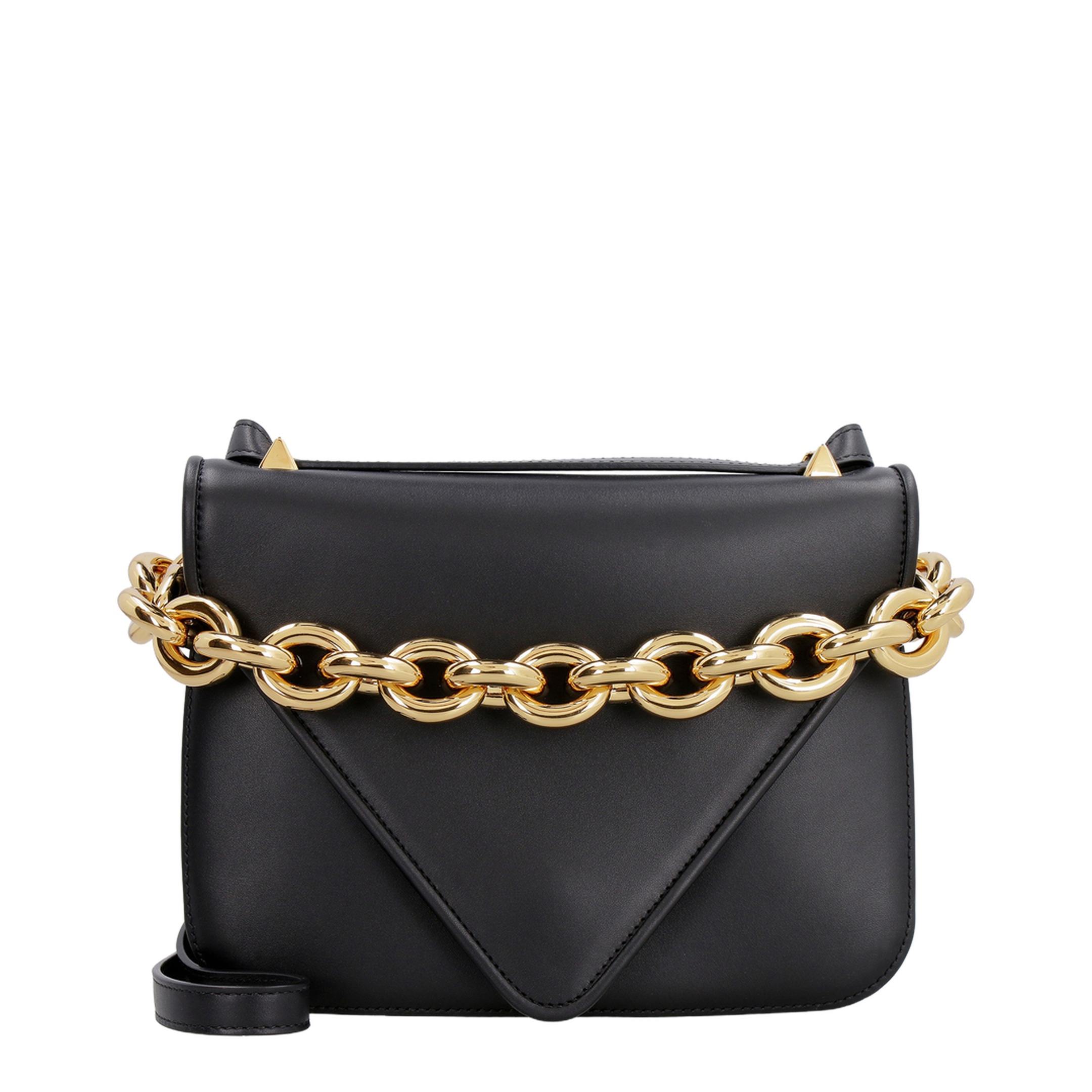 Mount Leather Shoulder Bags - Black