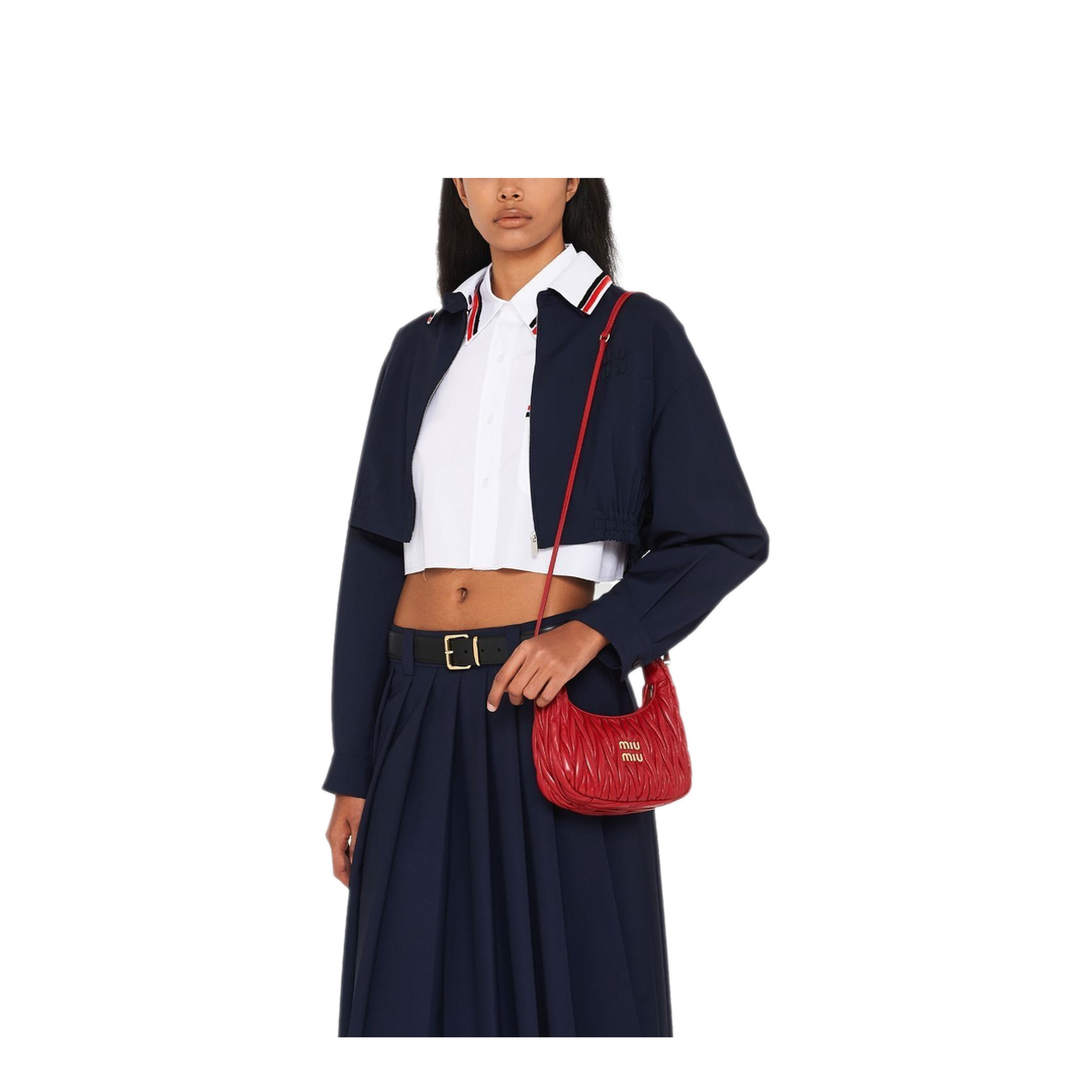 MAYFEYR - MIUMIU - Wander Matelassé Nappa Leather Small Hobo Bag - 5BC125VOOYAN88F0011