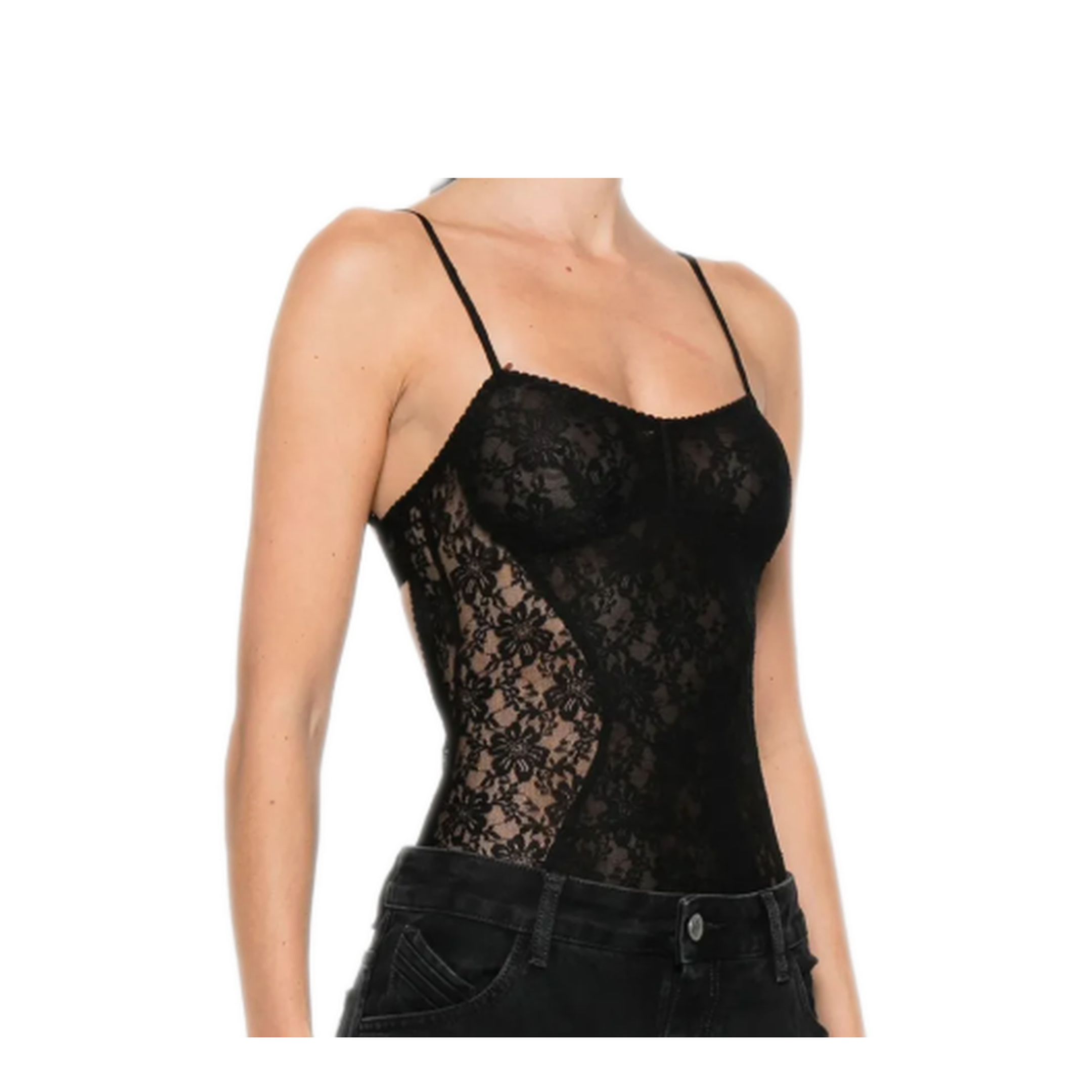 MAYFEYR - The Attico - Body Stretch Lace - 260WCY00032PPE001AA100