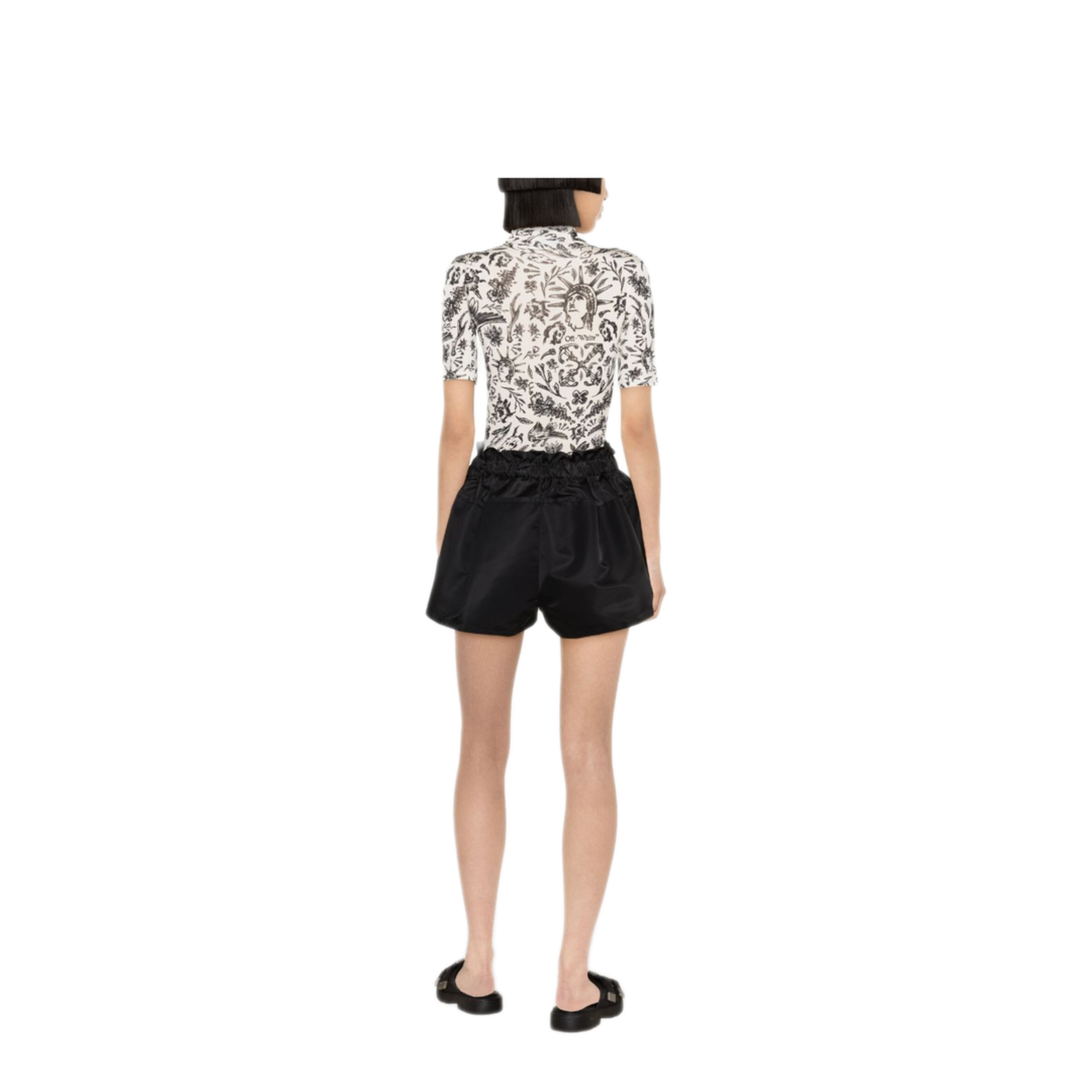 MAYFEYR - Off-White - Tattoo Tulle Blouse - OWAD137S24JER0020110