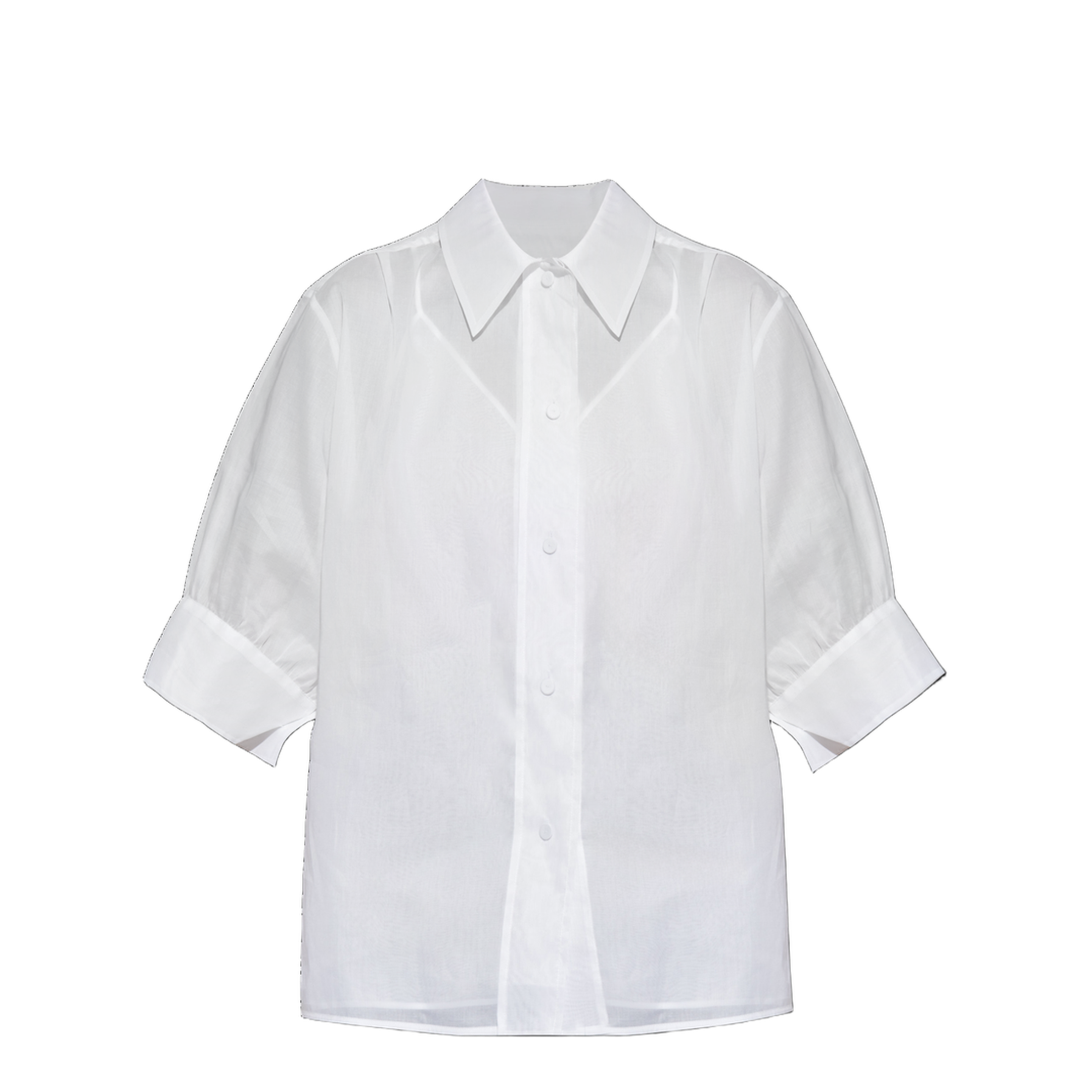Short Sleeve Shirt Cotton White