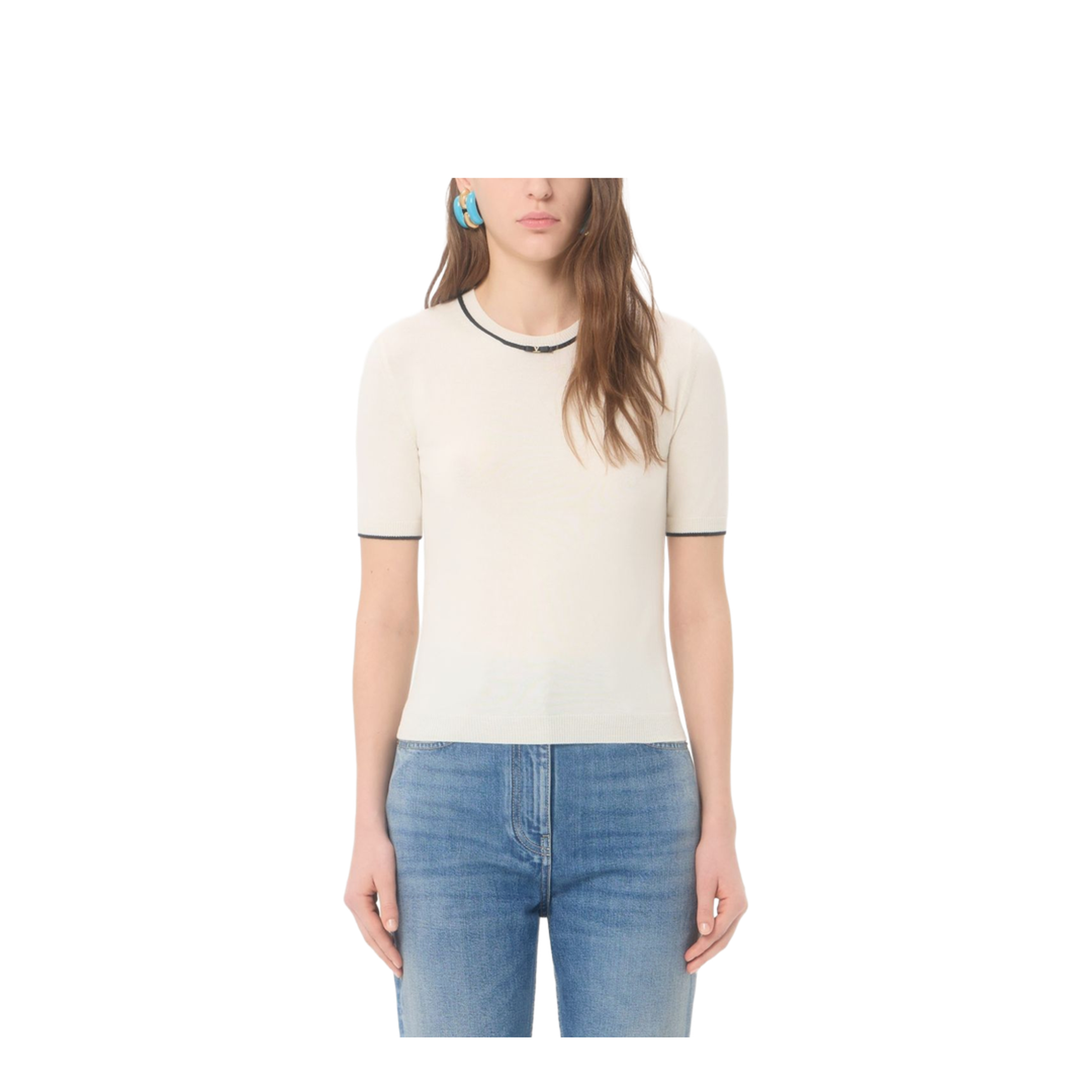 MAYFEYR - Valentino - Sweaters Ivory - BKC74YAC10AN