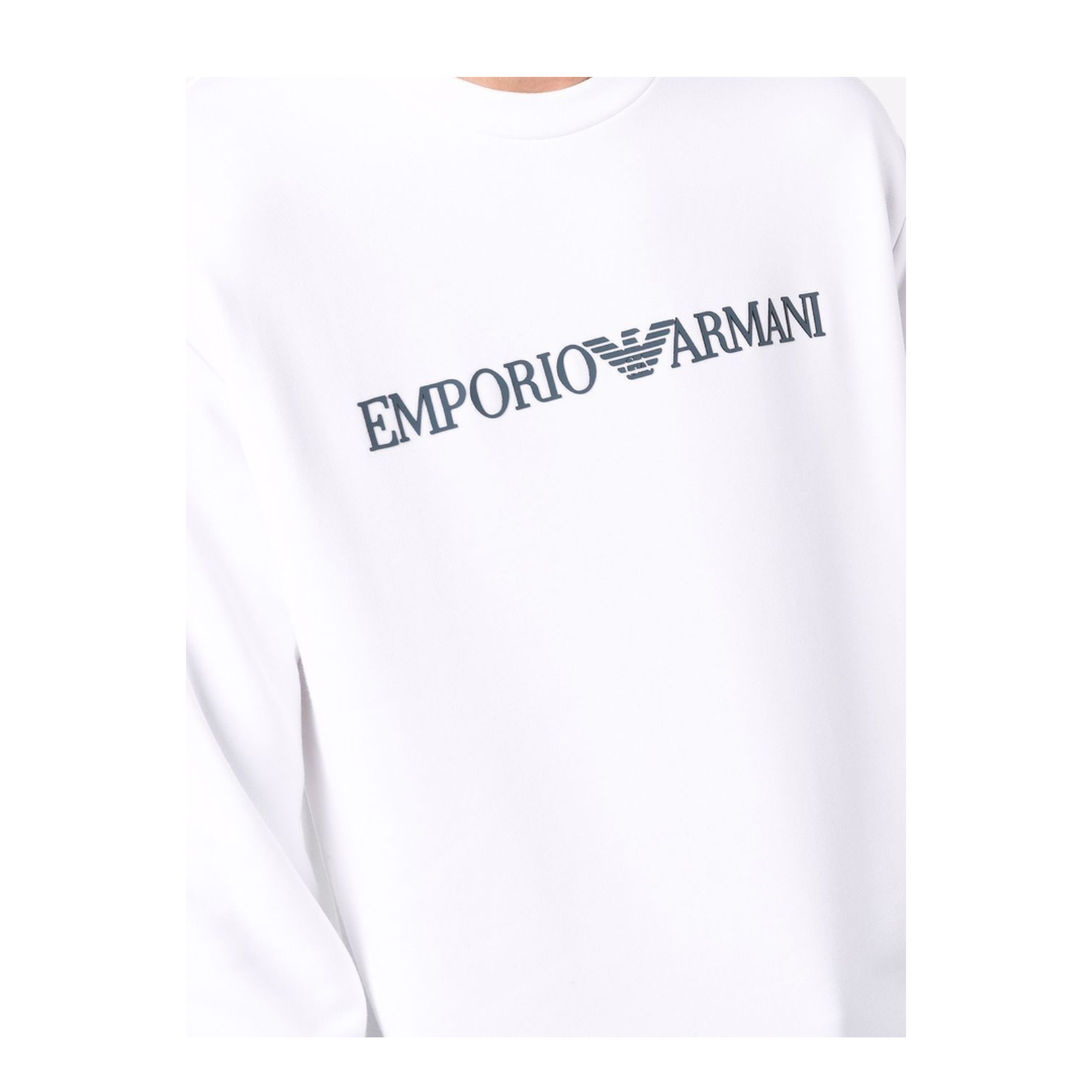 Modal-blend sweatshirt with logo print