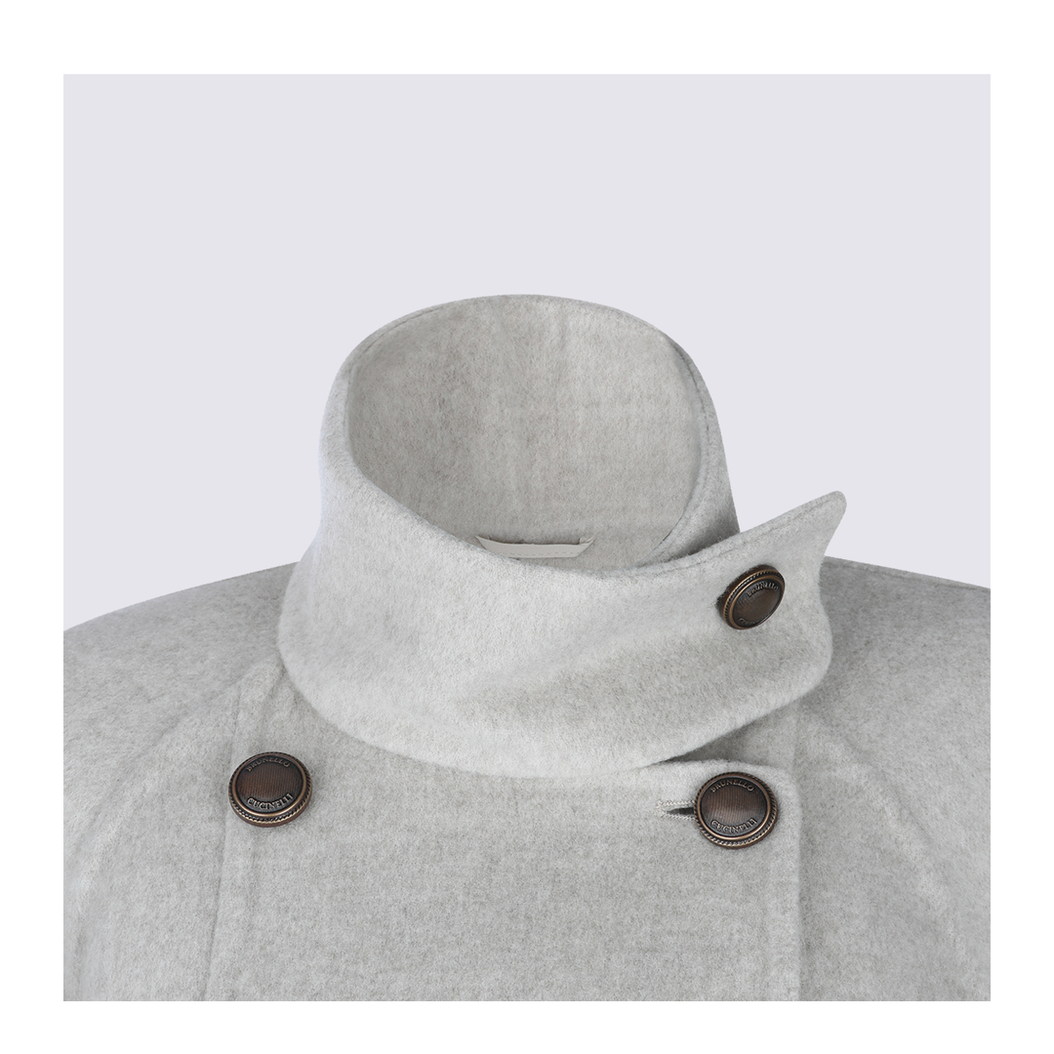 Wool & Cashmere Coat Beige