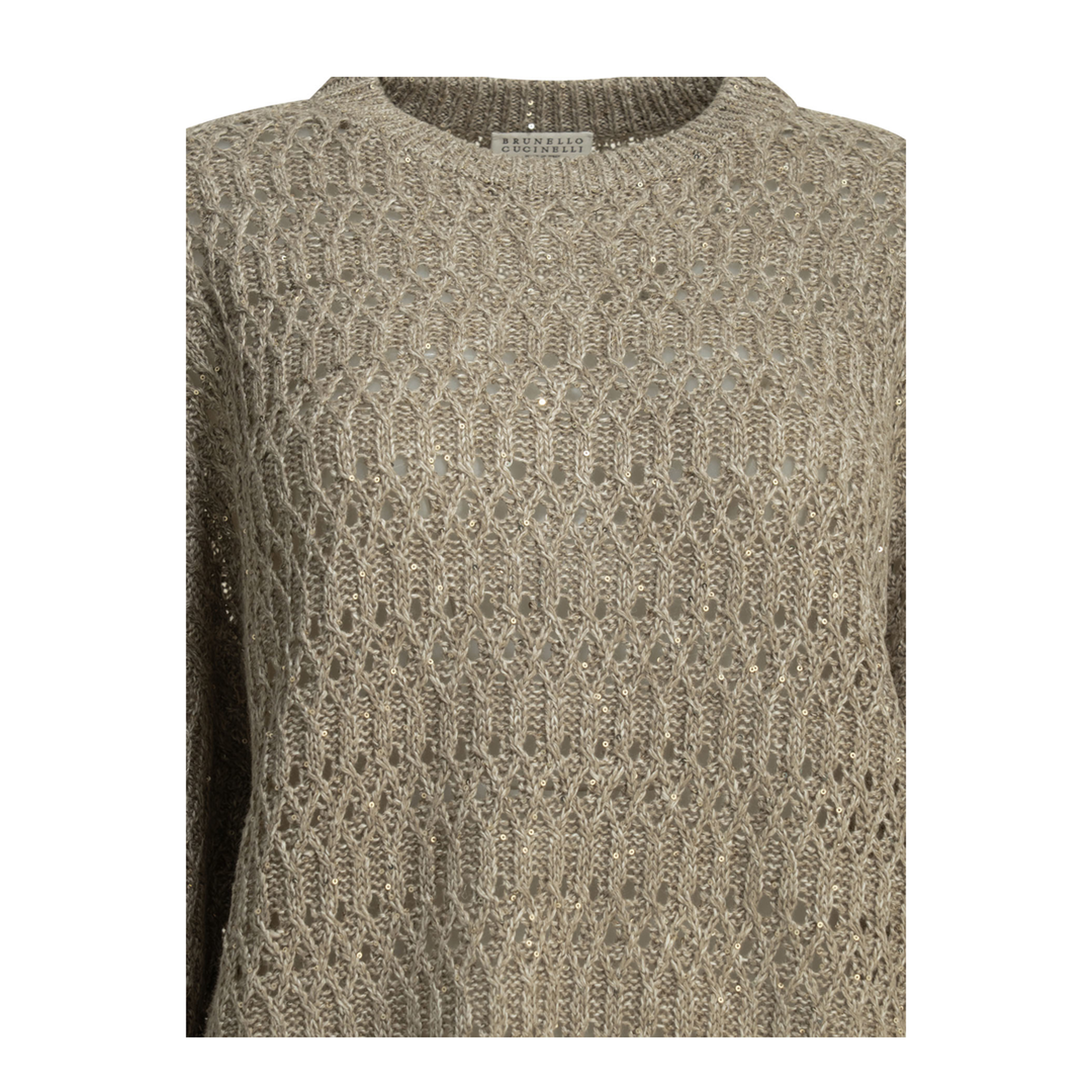 Linen Knitted Sweater Grey