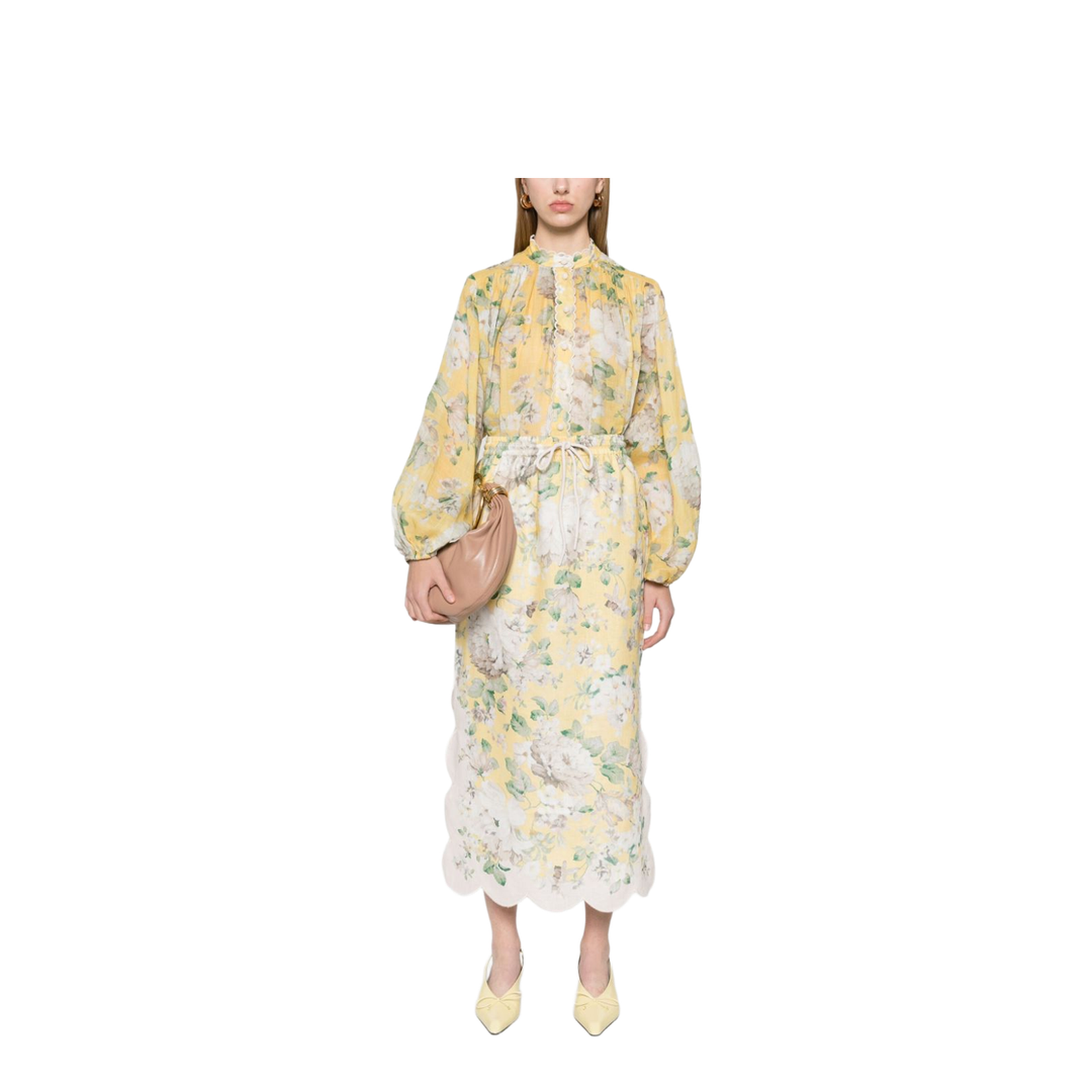 Acacia Printed Linen Skirt