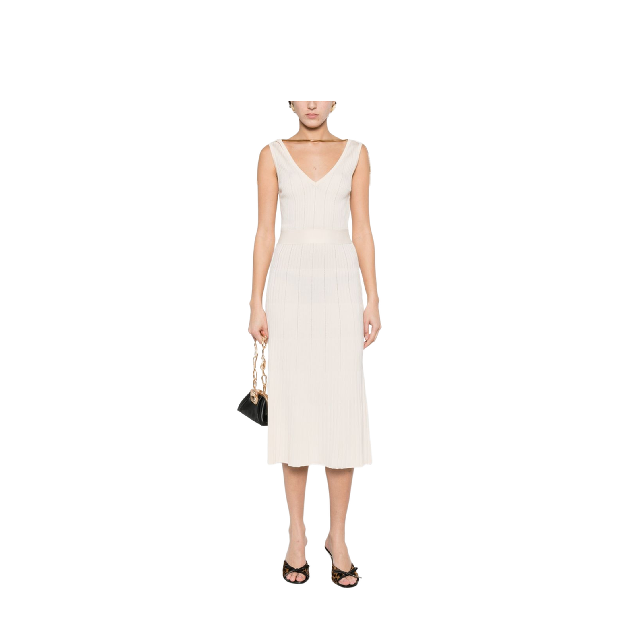 MAYFEYR - Elisabetta Franchi - Dresses White - AM18S61E2193
