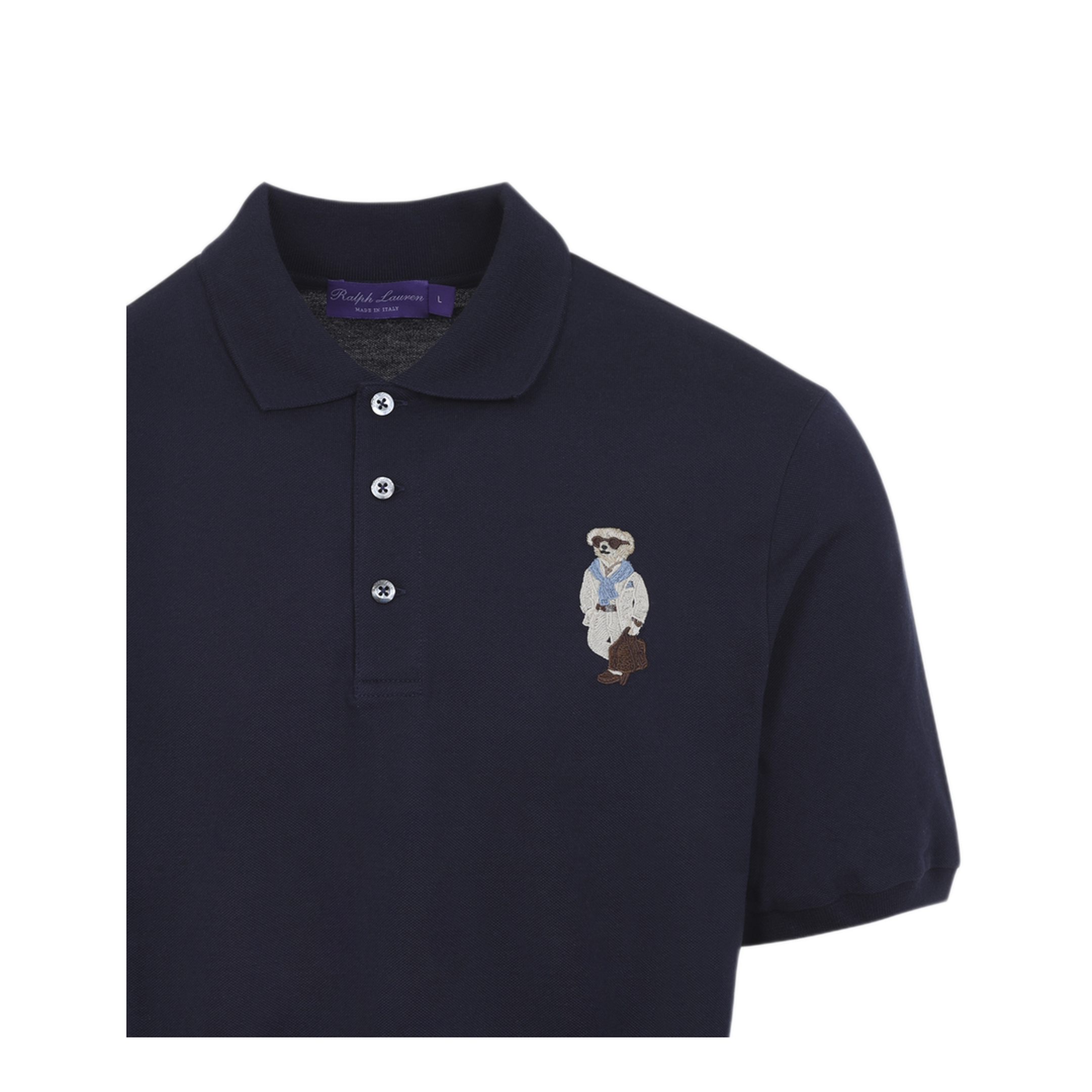 MAYFEYR - RALPH LAUREN PURPLE LABEL - Bear Polo - 790P17381002RACING