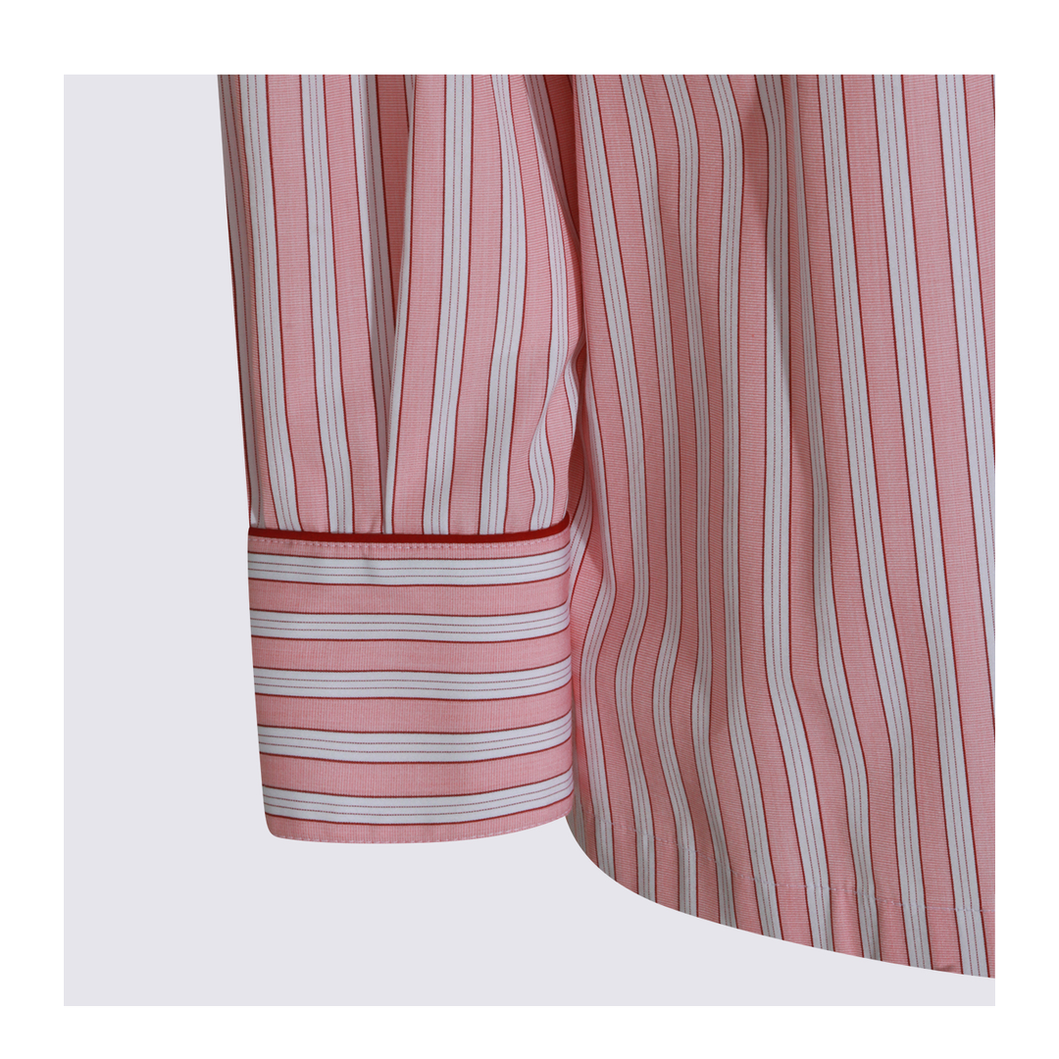Striped Poplin Shirt In Multicolor