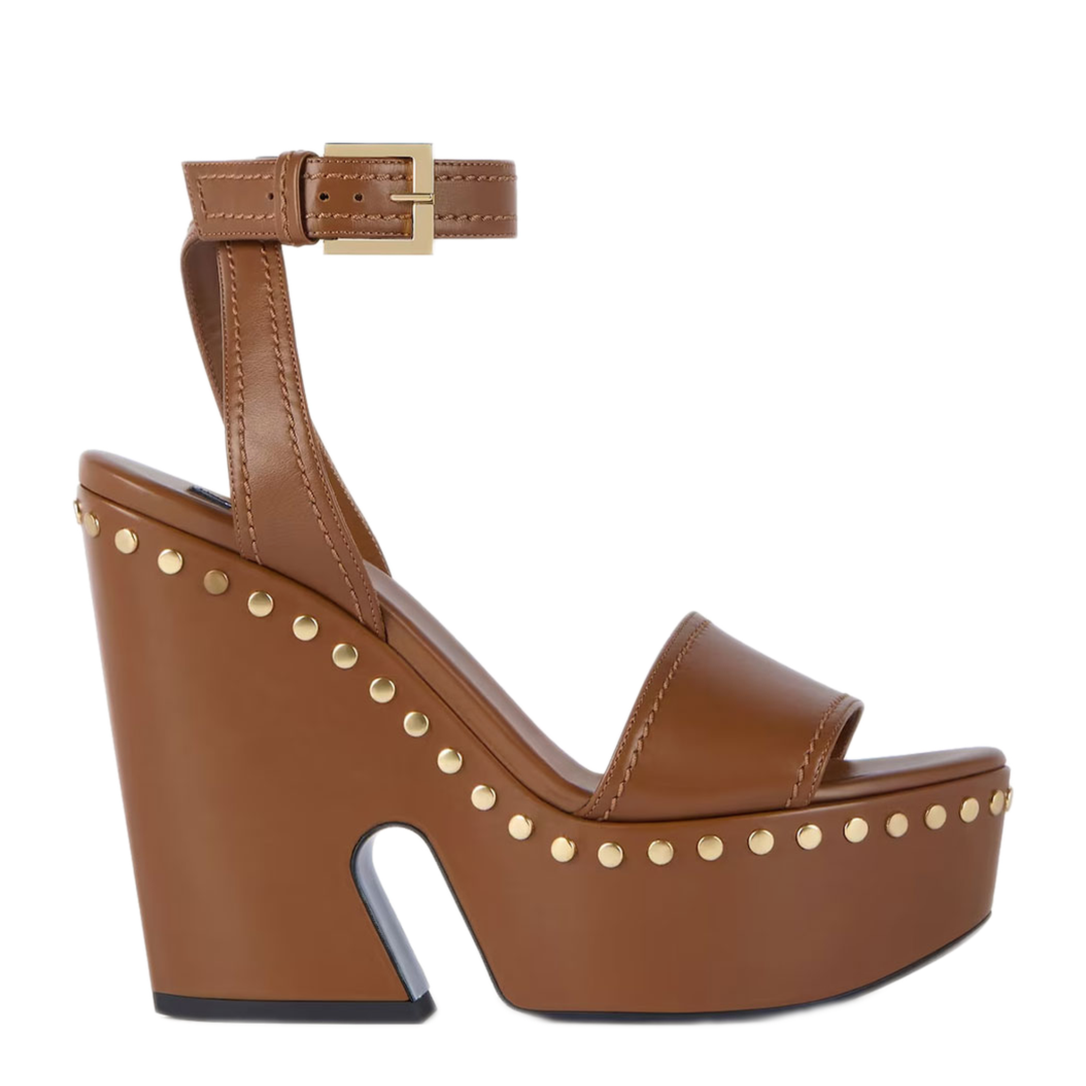 MAYFEYR - Givenchy - Clog Leather Platform Sandals With Studs Detail - BE30APE2FV913