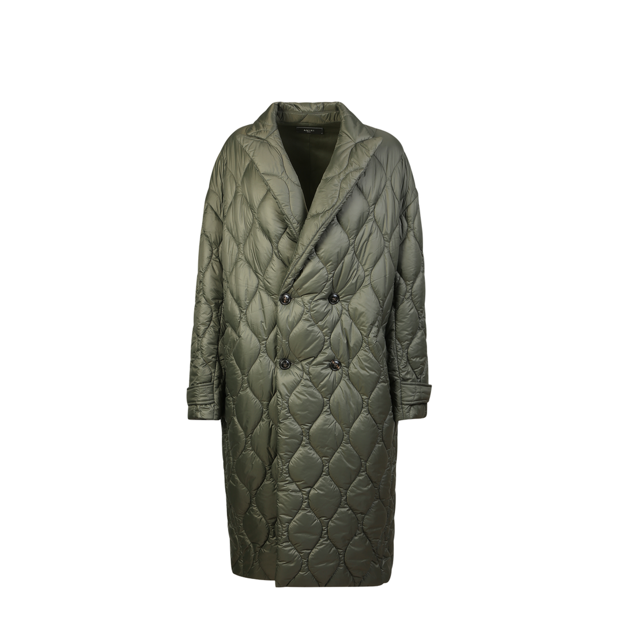 Quilted Coat Green