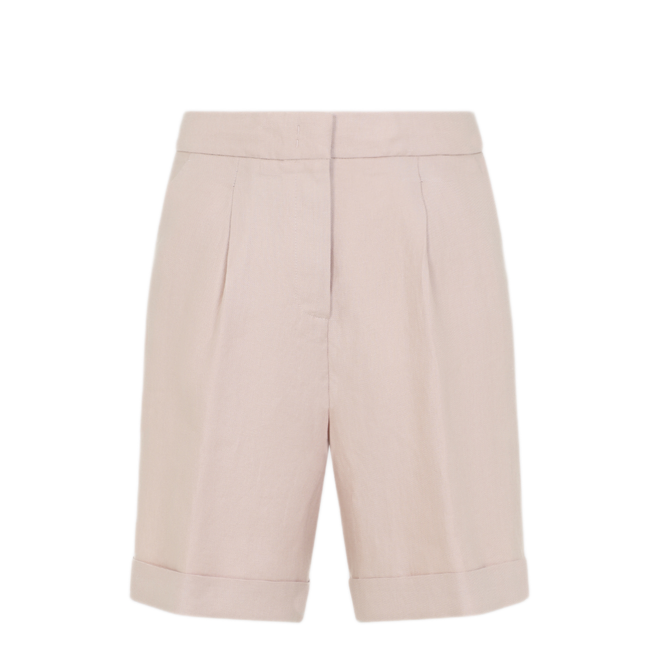 MAYFEYR - PESERICO - Pink Linen Bermuda - A04083Z02606196