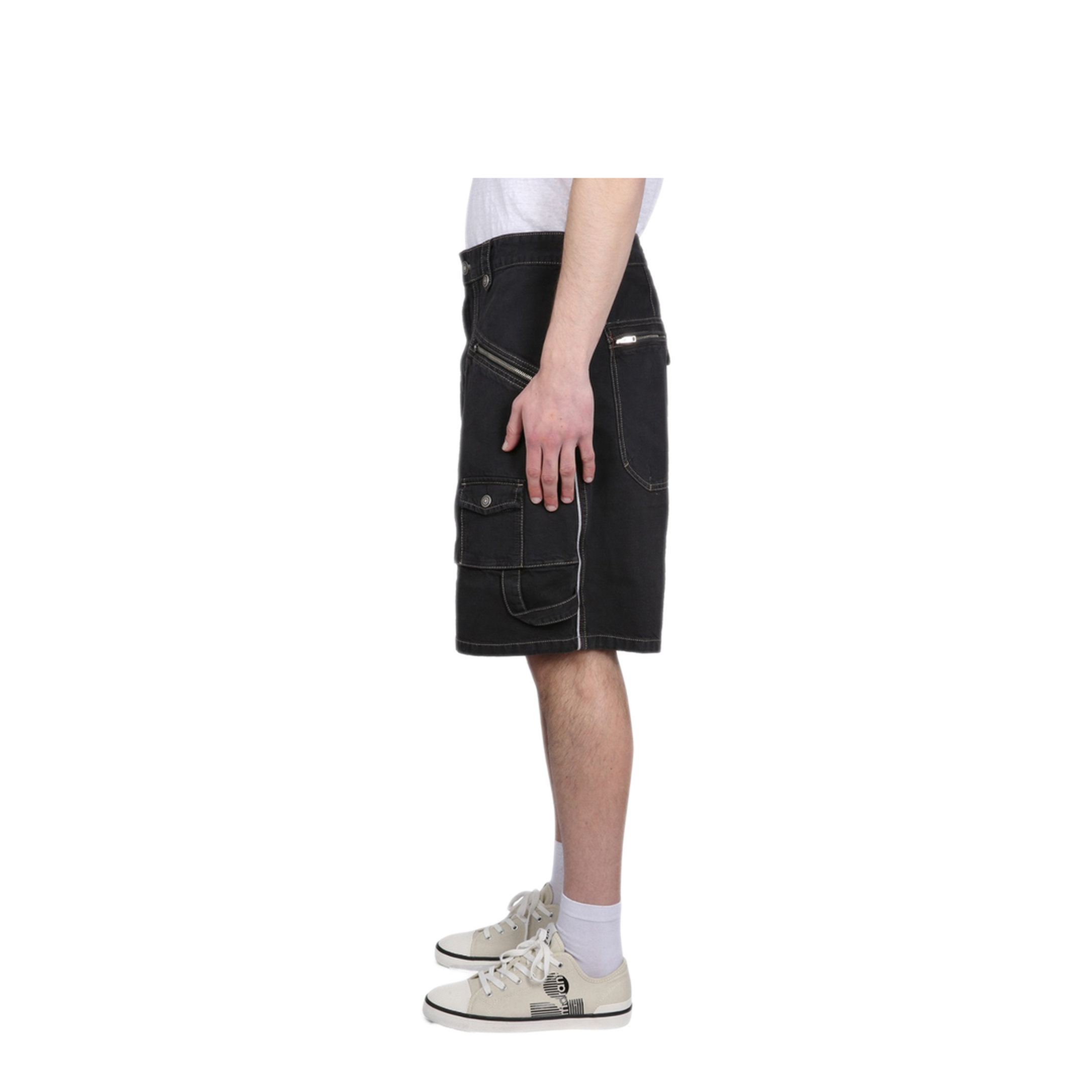 MAYFEYR - - Peio Denim Bermuda Shorts - SH0065HAA2H06H01BK