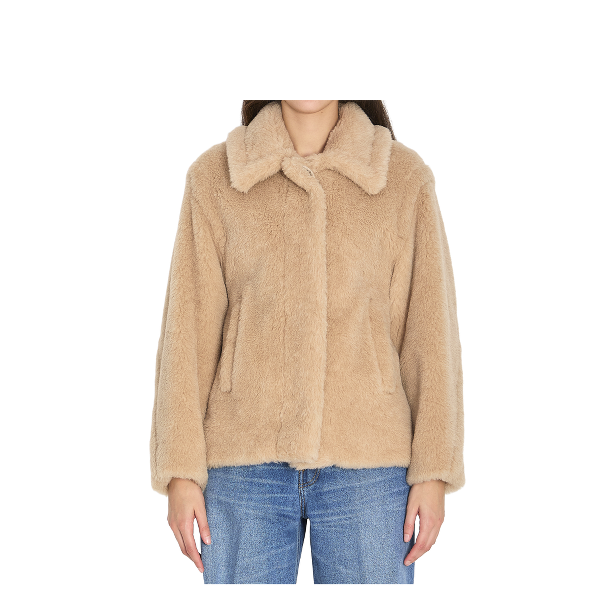 Cropped Teddy Coat