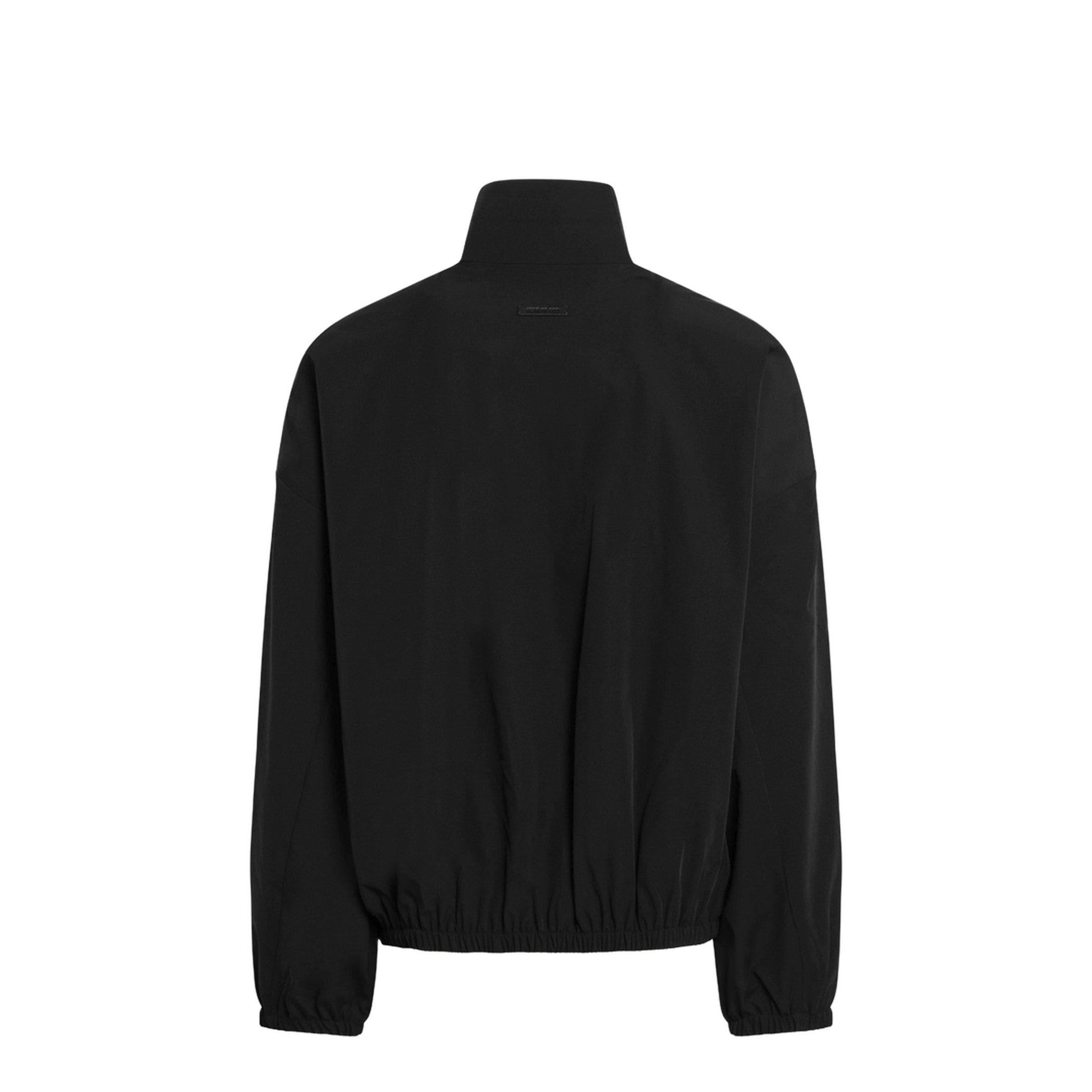 Black Nylon Track Jacket
