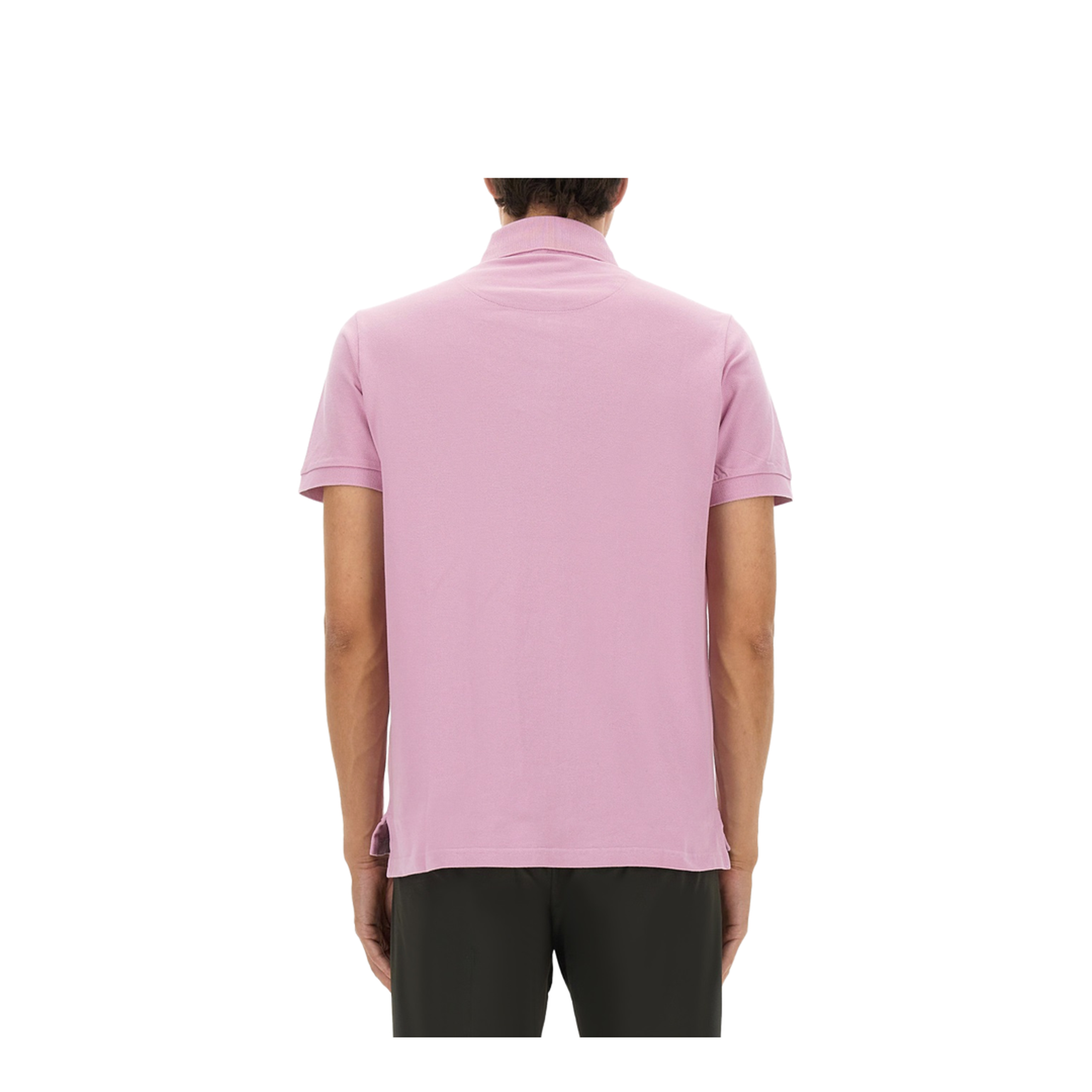 Cotton Polo Shirt with Pegasus