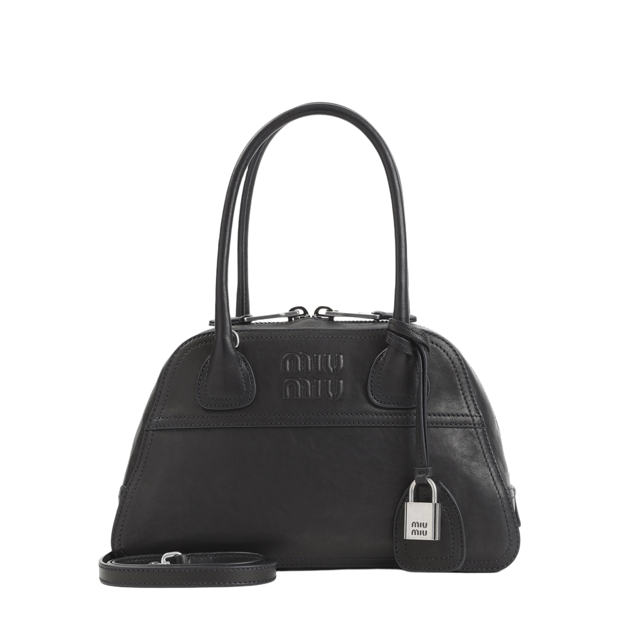 MAYFEYR - Miu Miu - Vivian Nappa Shoulder Bag - 5BB200VOOO2BBL