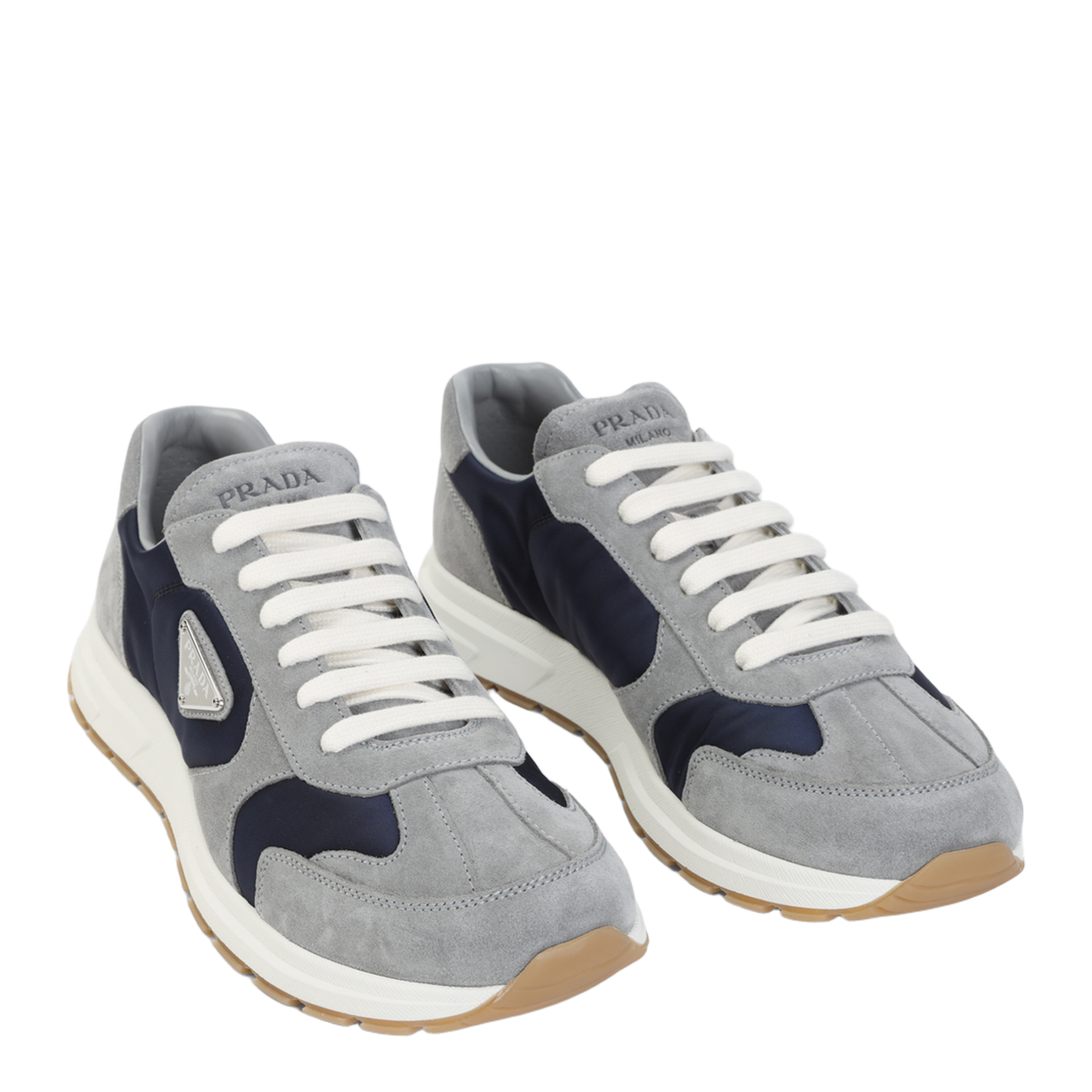 MAYFEYR - Prada - Prax Sneakers In Suede And Re-Nylon - 2EE455FG000LOW
