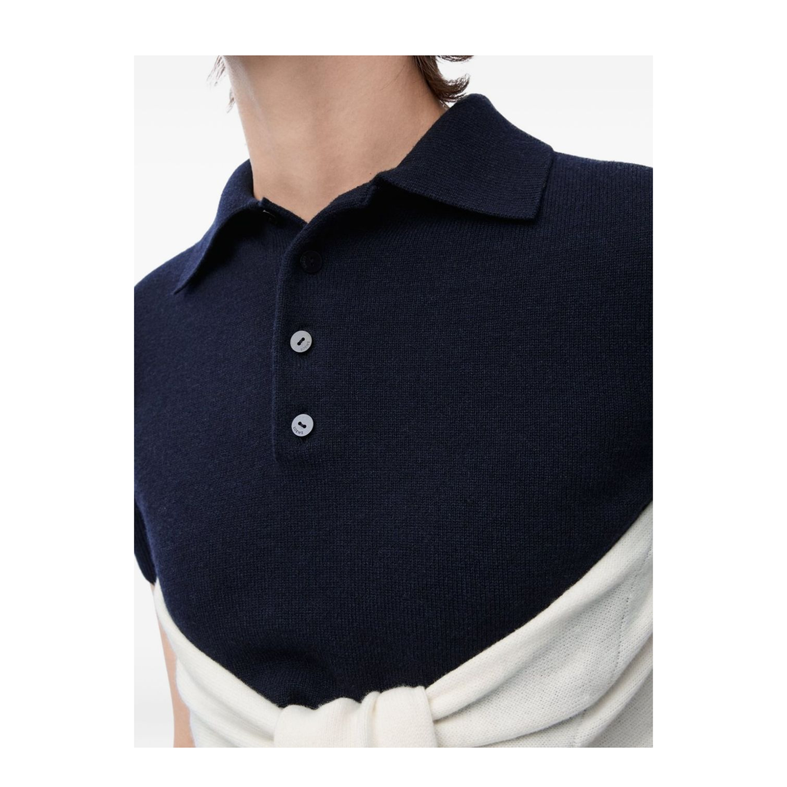 Wool and Cashmere Polo Shirt