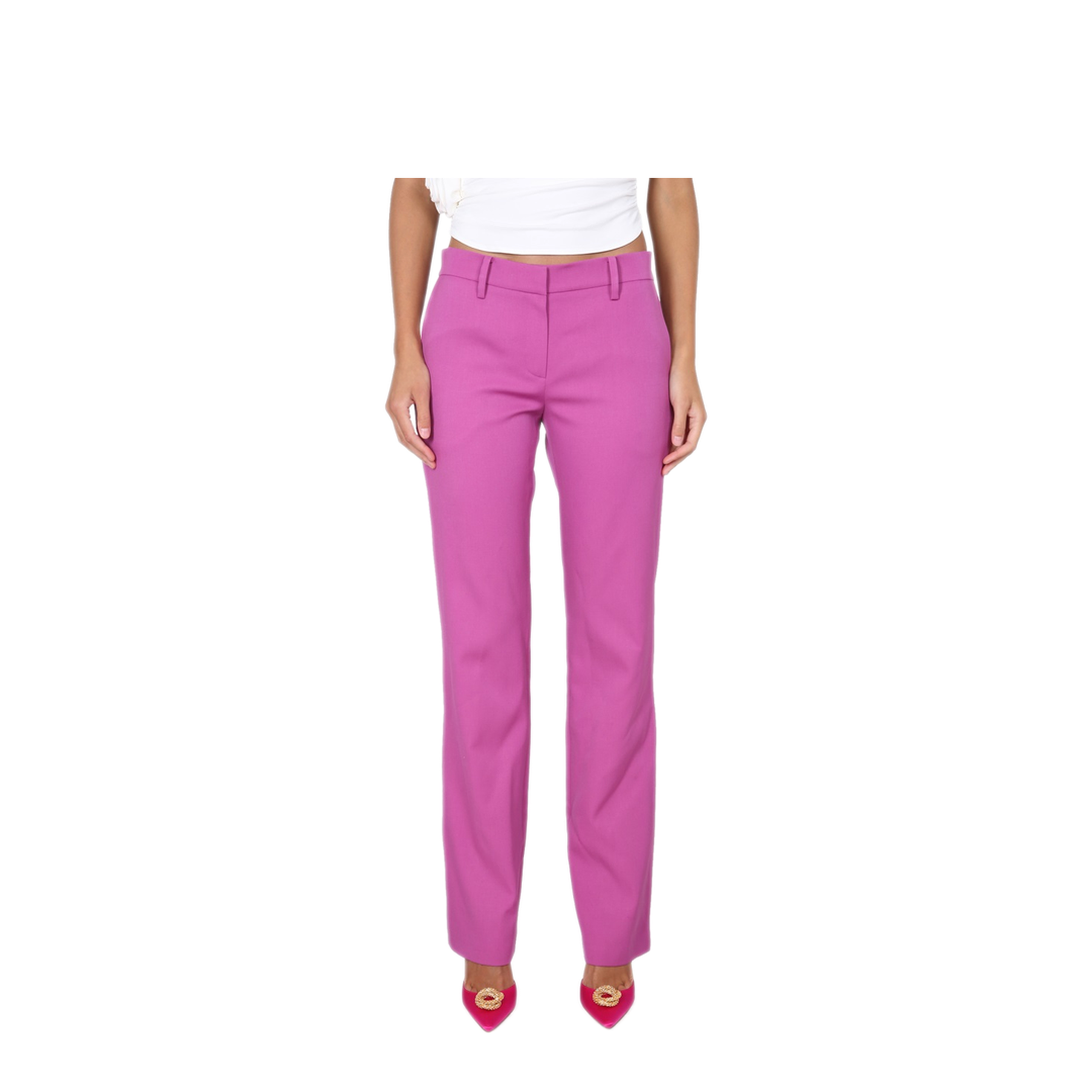 MAYFEYR - Magda Butrym - Straight Leg Pants - 191423VIOLET