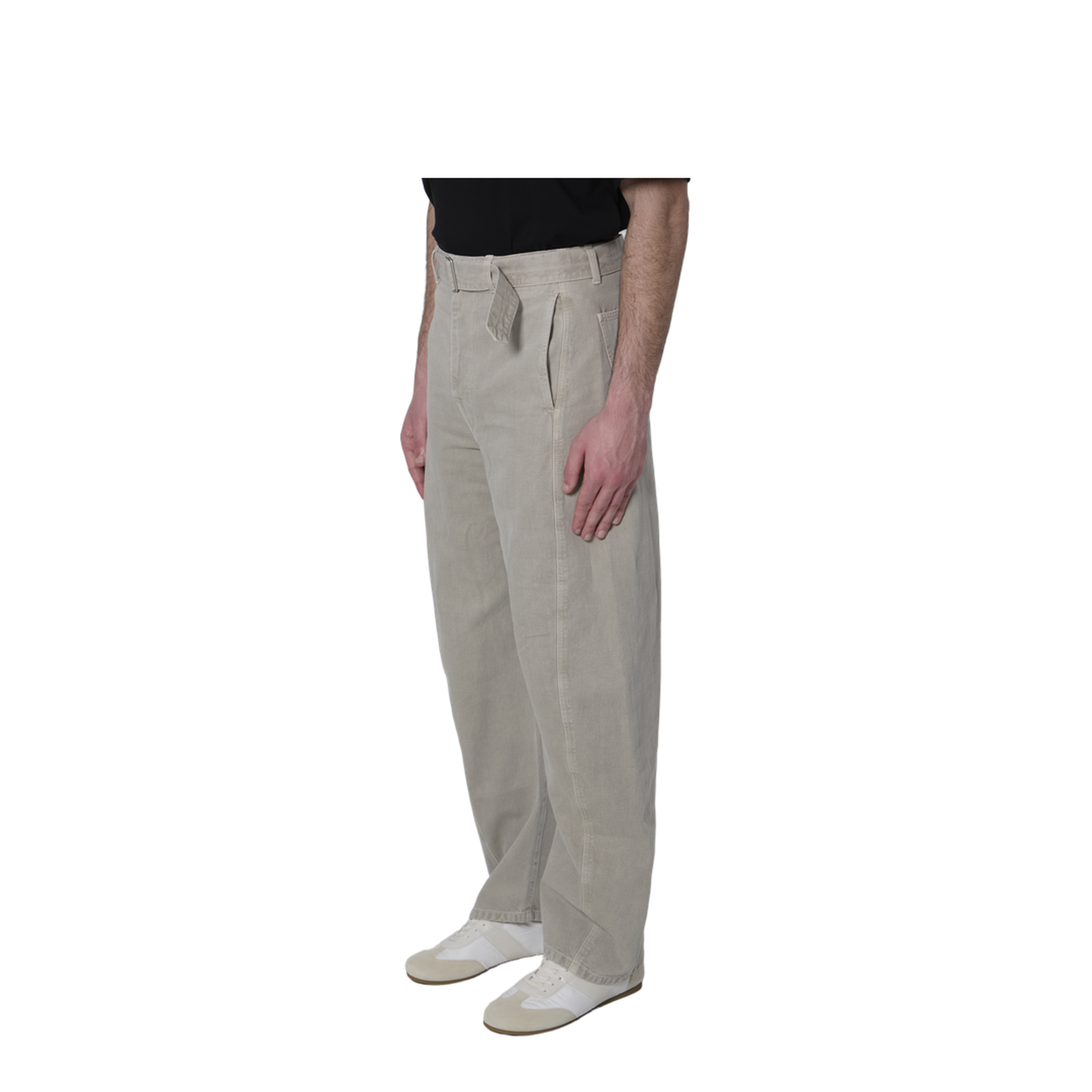 MAYFEYR - Lemaire - Twisted Belted Pants - PA326LD1054BK201