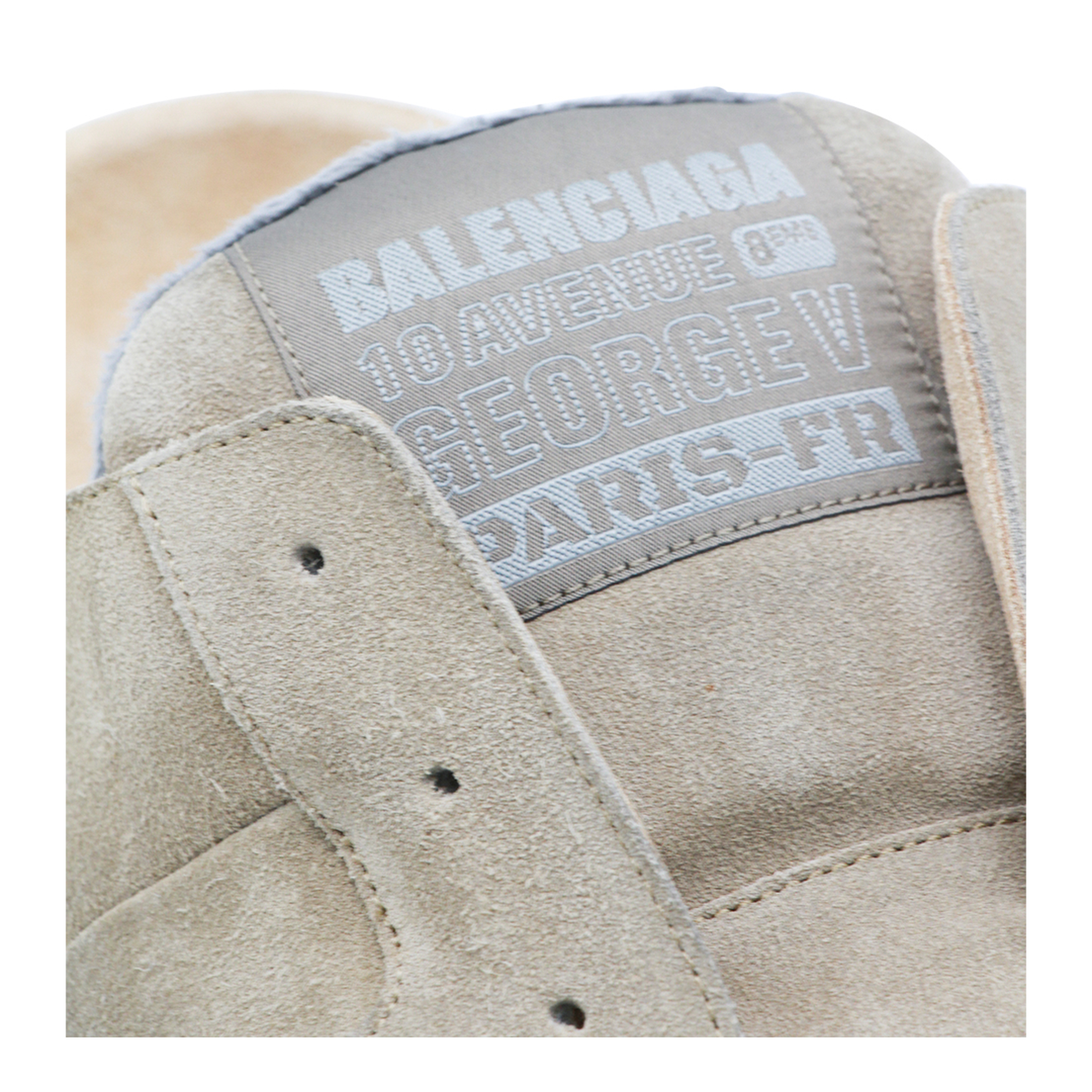 Dumbo Sabot in Distressed Suede Calfskin