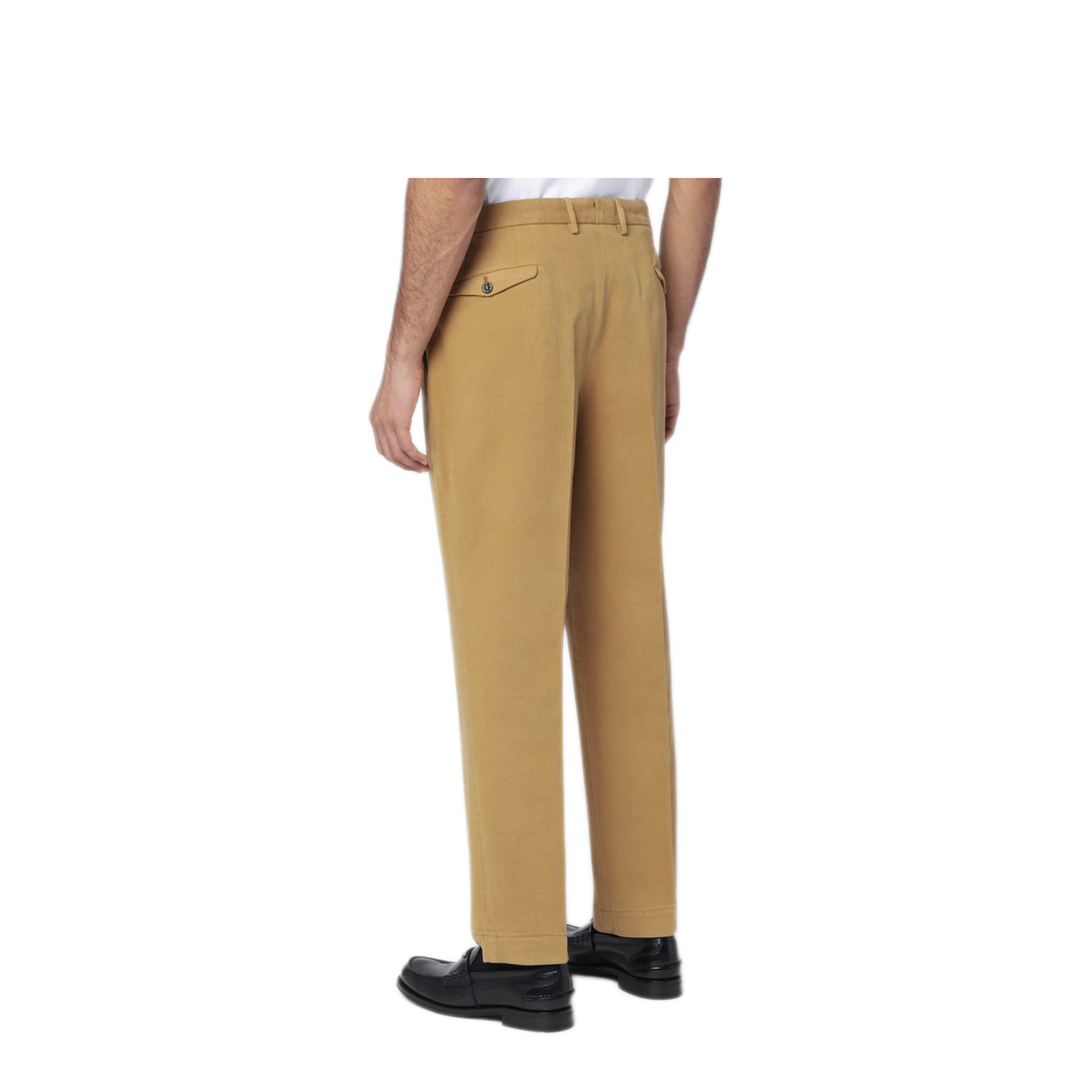 MAYFEYR - Santaniello - Ochre Cotton And Cashmere Trousers - ARECHITCR371118