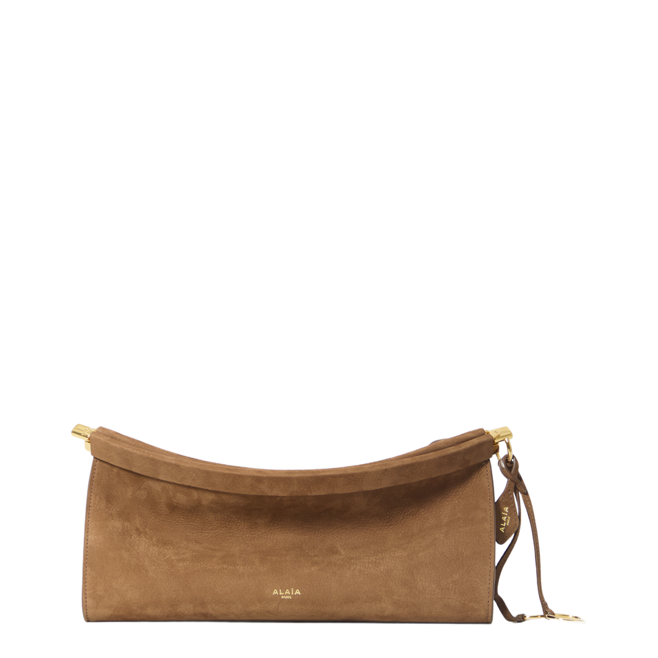MAYFEYR - Alaia - Brown Le Click East West Medium Bag In Nubuck - AA1S01430CA214731