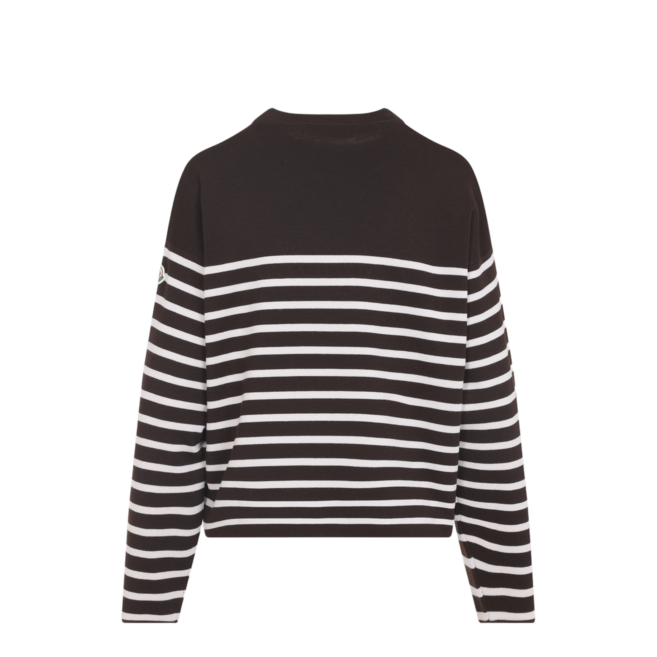 MAYFEYR - Moncler - Striped Logo Knit Sweater - L20939C00005M1131