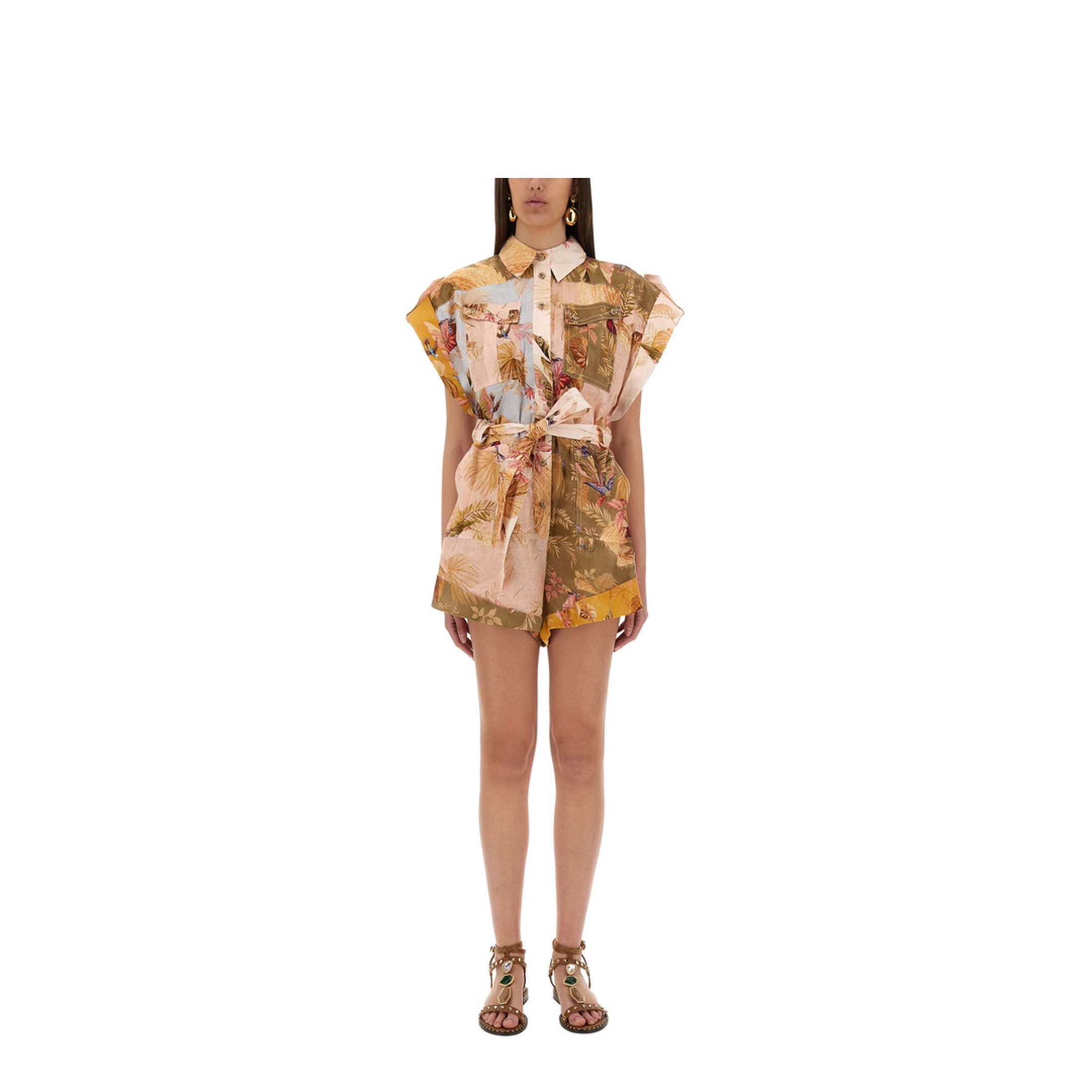 Ascension Linen Playsuit