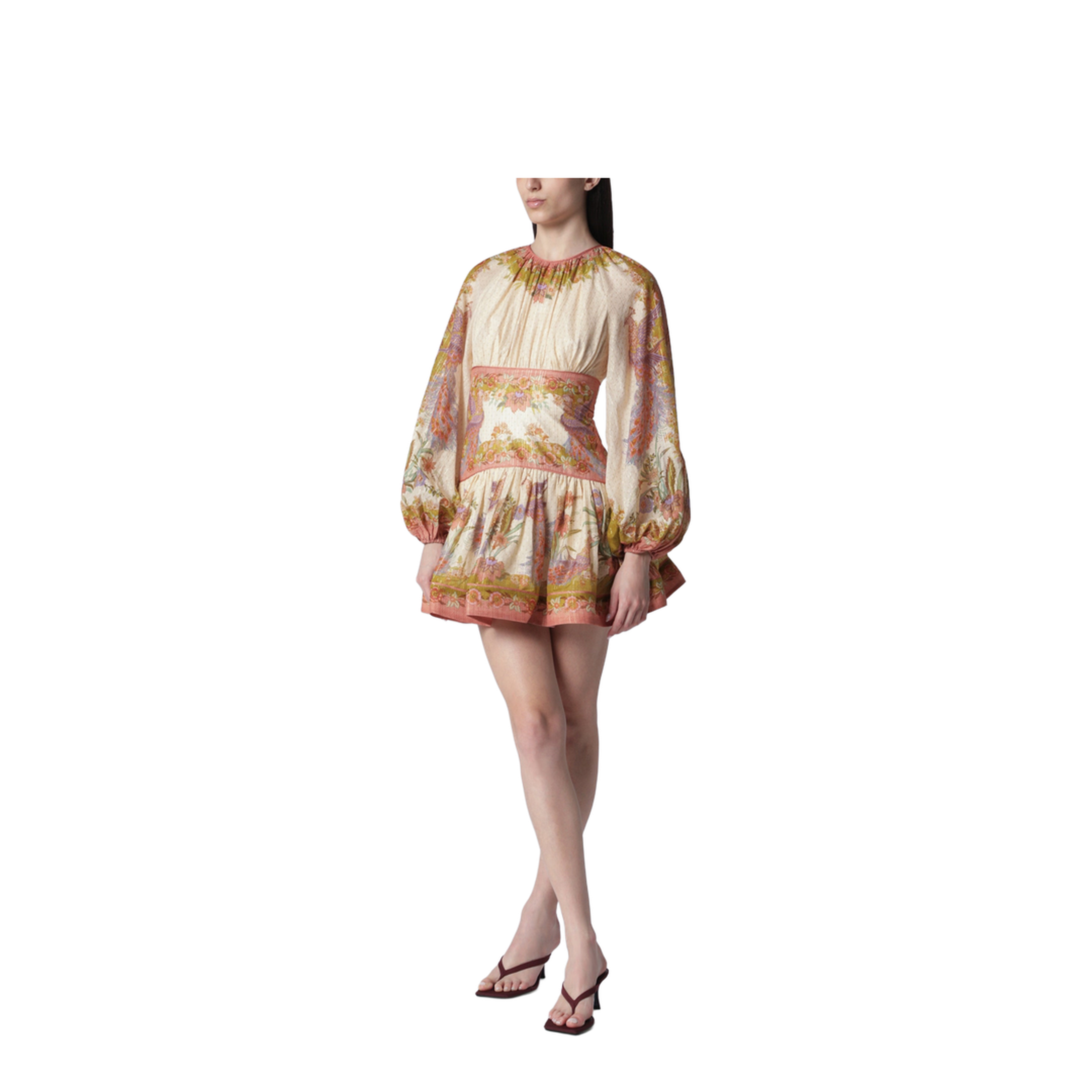 MAYFEYR - Zimmermann - Indra Mini Dress With Floral Motif - 5515DSS262COCS