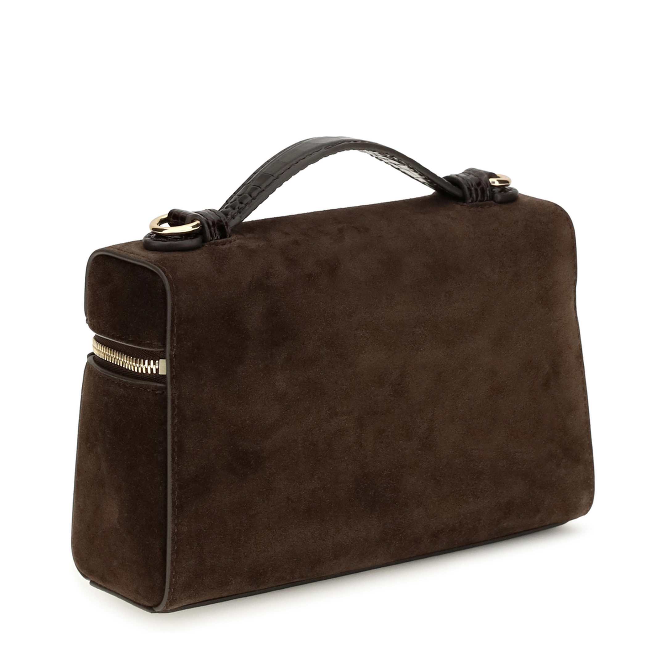 MAYFEYR - Tory Burch - Romy Slim Suede Top Handle Bag - 186930