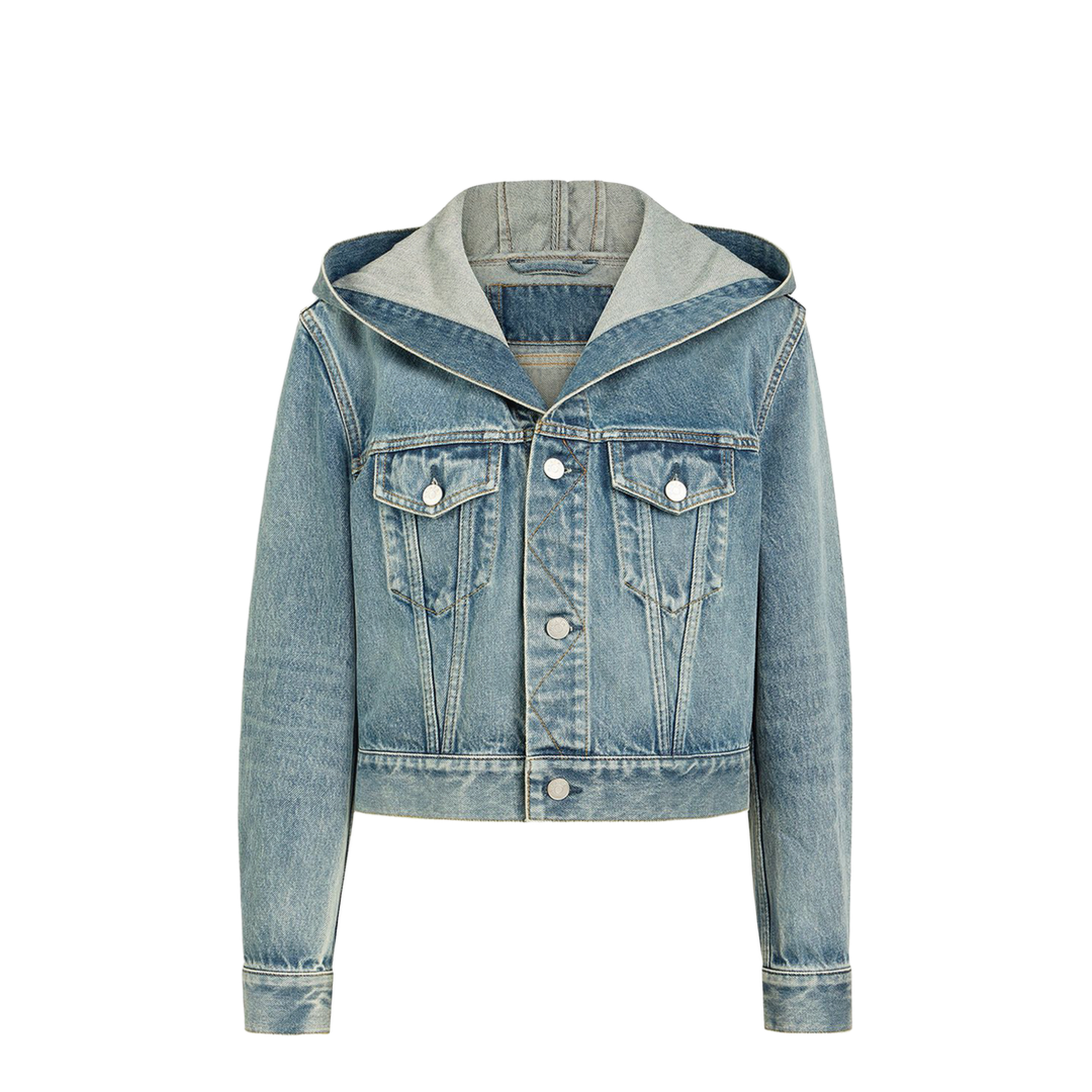 MAYFEYR - Alaia - Denim Jacket With Hood - AA9V1202D017C