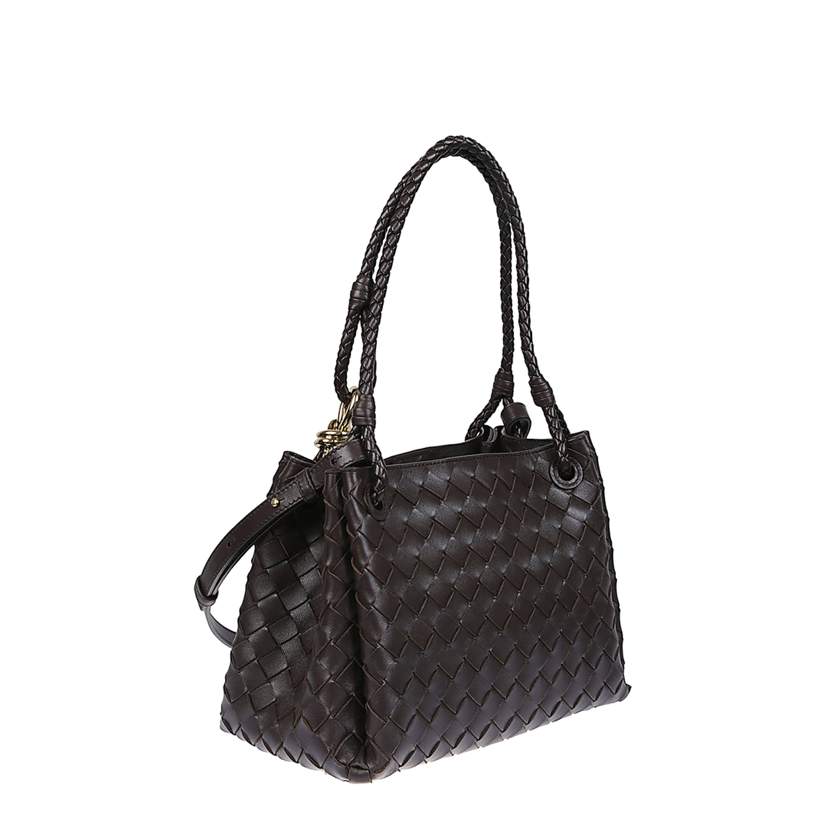 Parachute Medium Lambskin Shoulder Bags - Brown