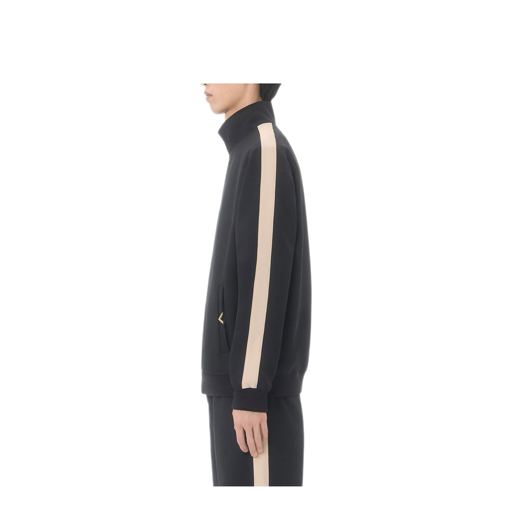 MAYFEYR - Valentino - Nylon Sweatshirt With Vgold - VMF30FBGQ9RA