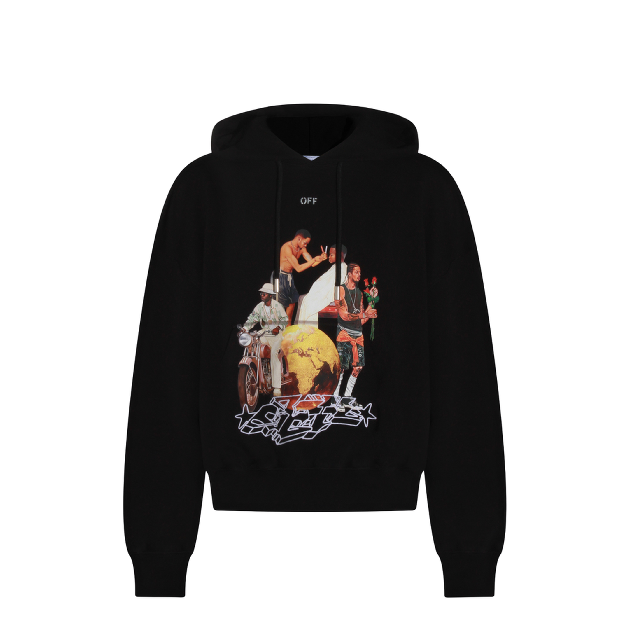 Black Cotton Sweatshirt